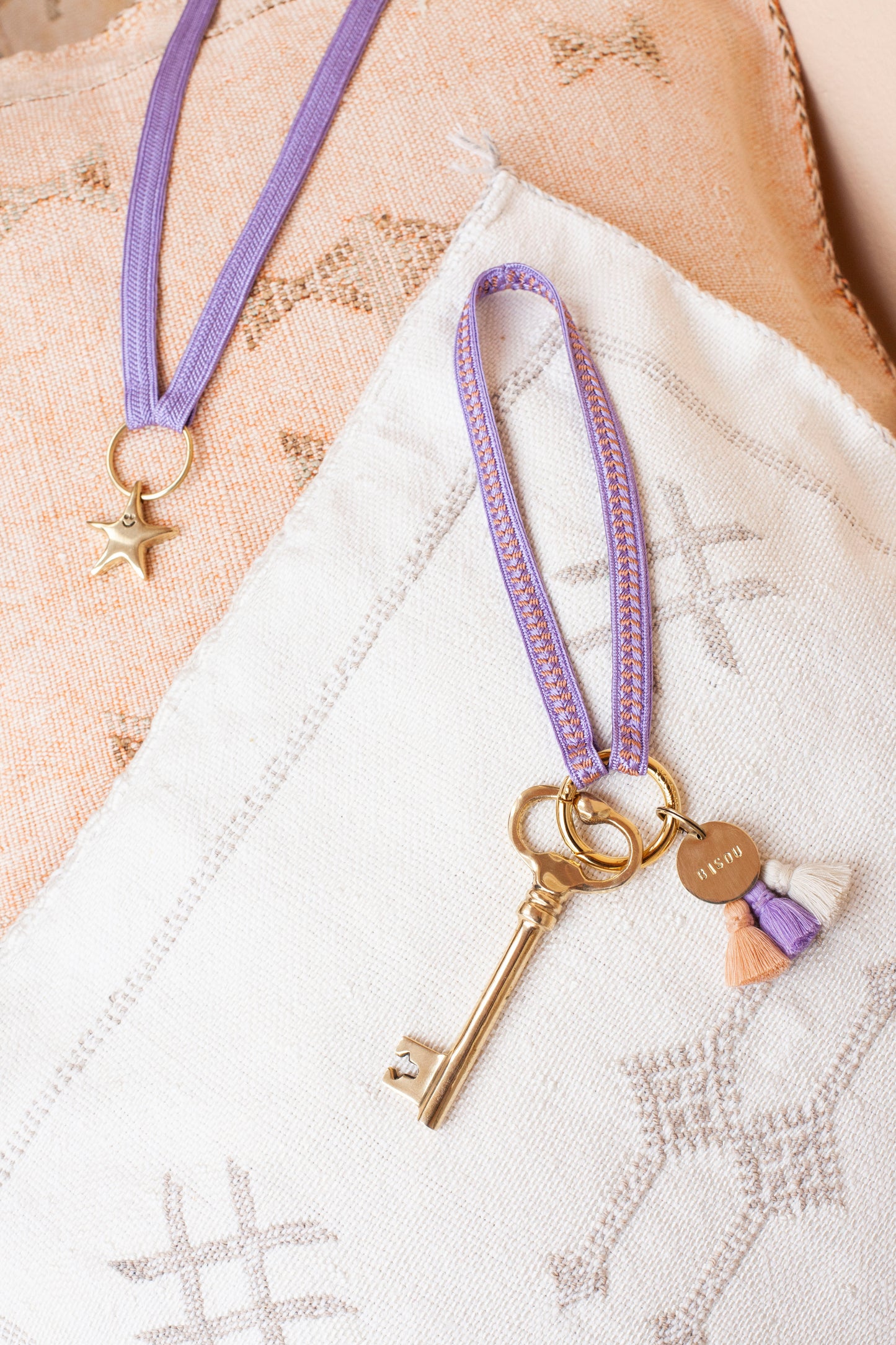 key tag - mini - bisou
