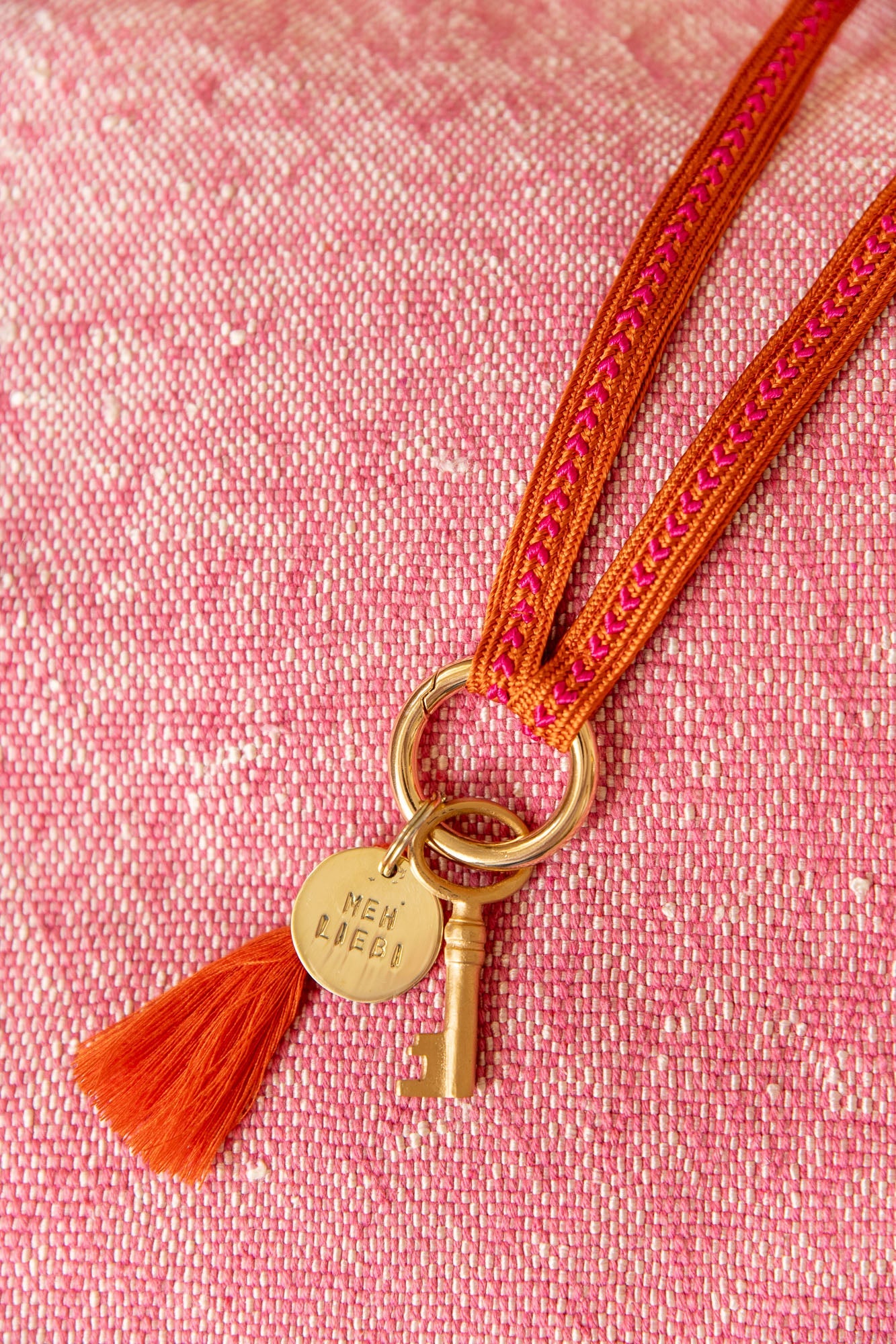 keychain band - ZAHRA mini - pumpkin love
