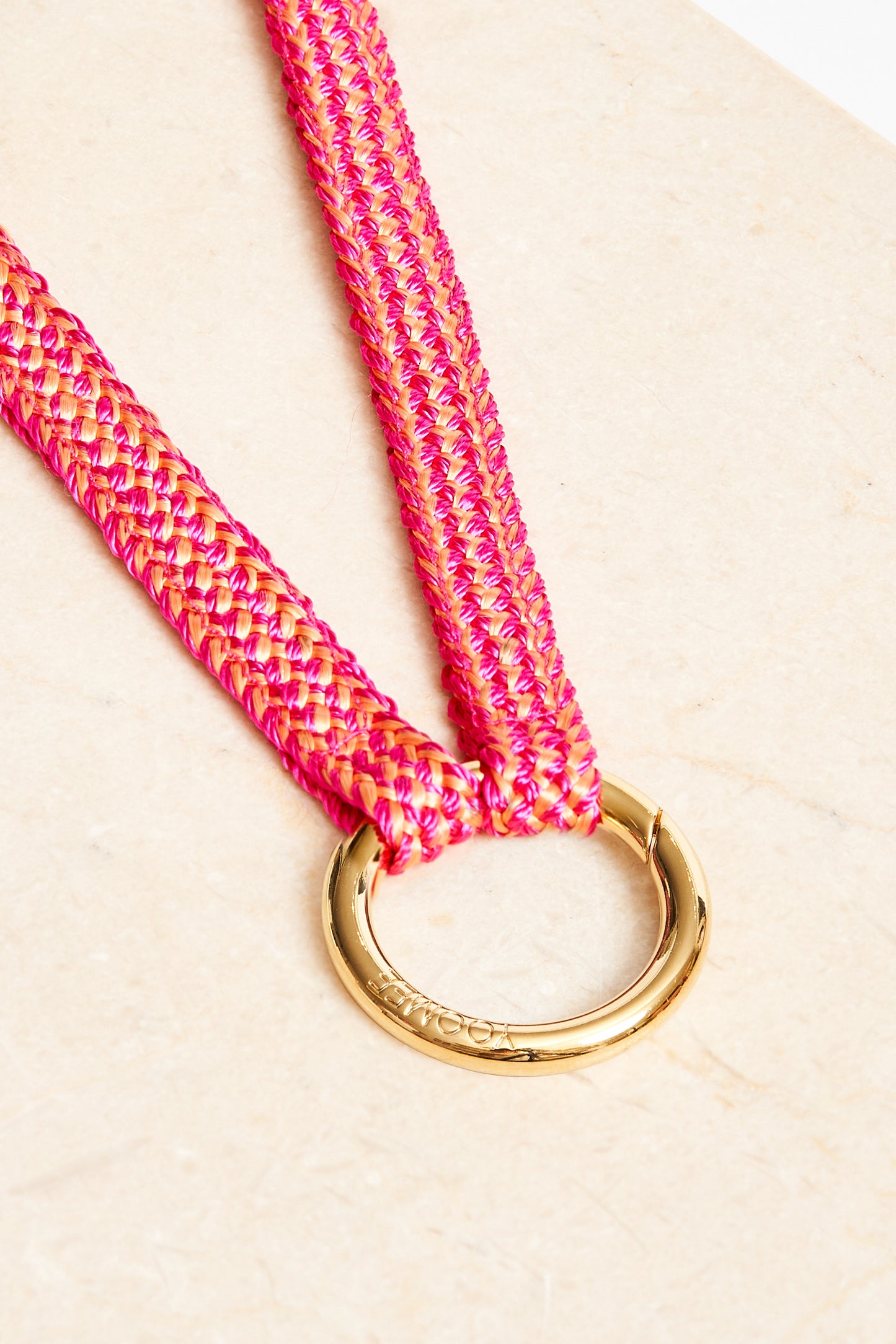 keychain band - FATIMA - pink love