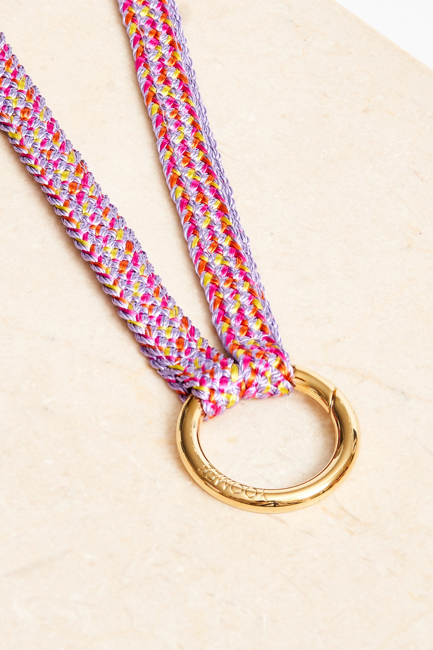keychain band - FATIMA - purple power - sale