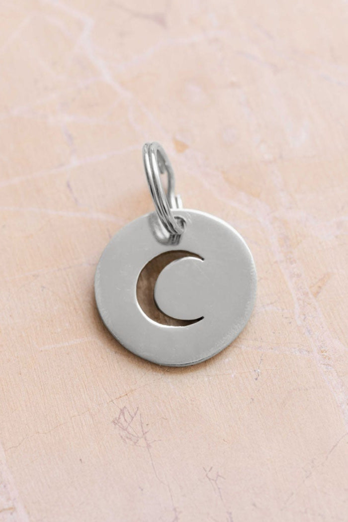 key tag - mini - moon