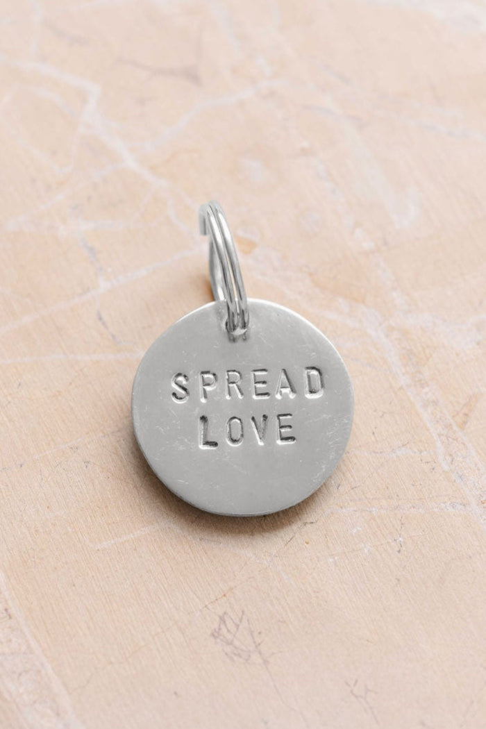 key tag - mini - spread love