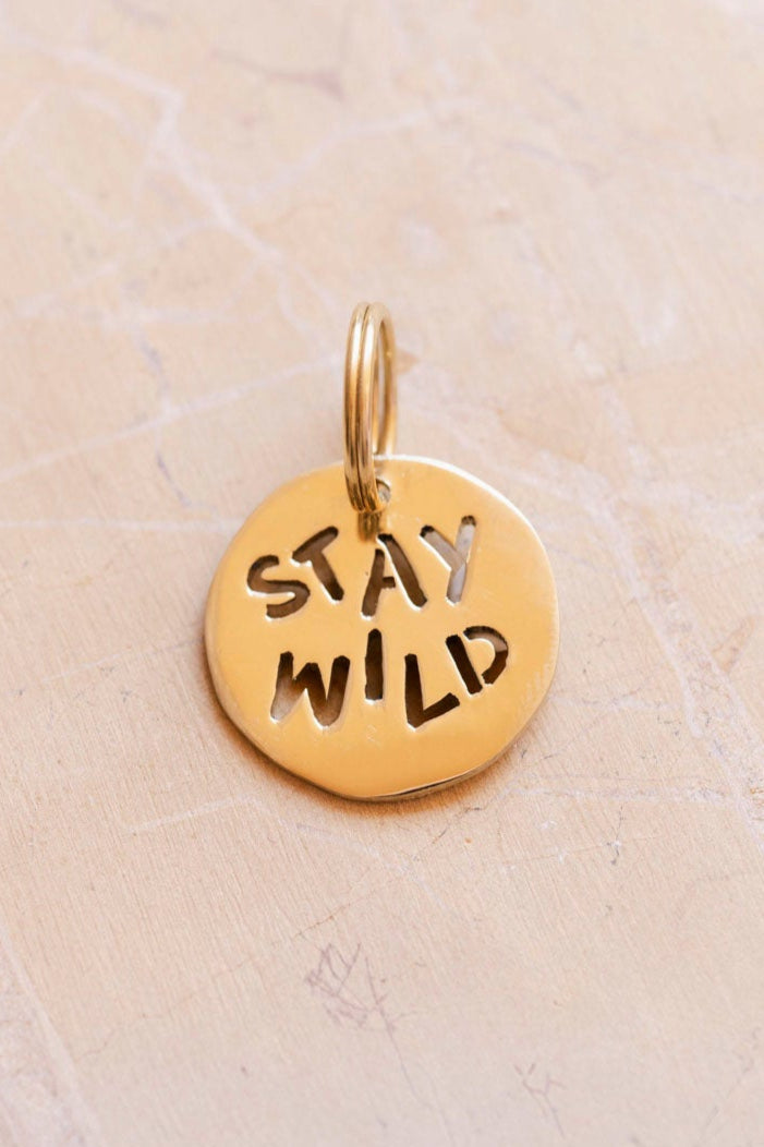 key tag - mini - stay wild