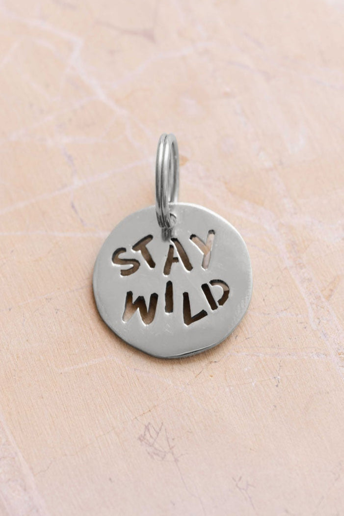 key tag - mini - stay wild