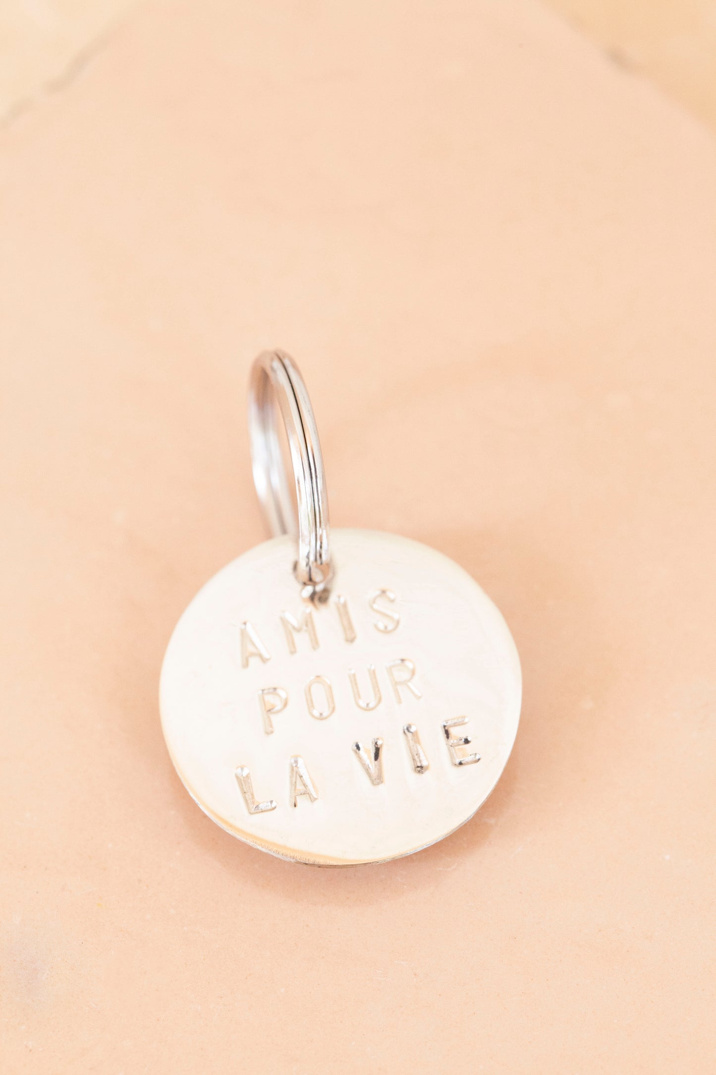 key tag - mini - amis pour la vie (charity project)