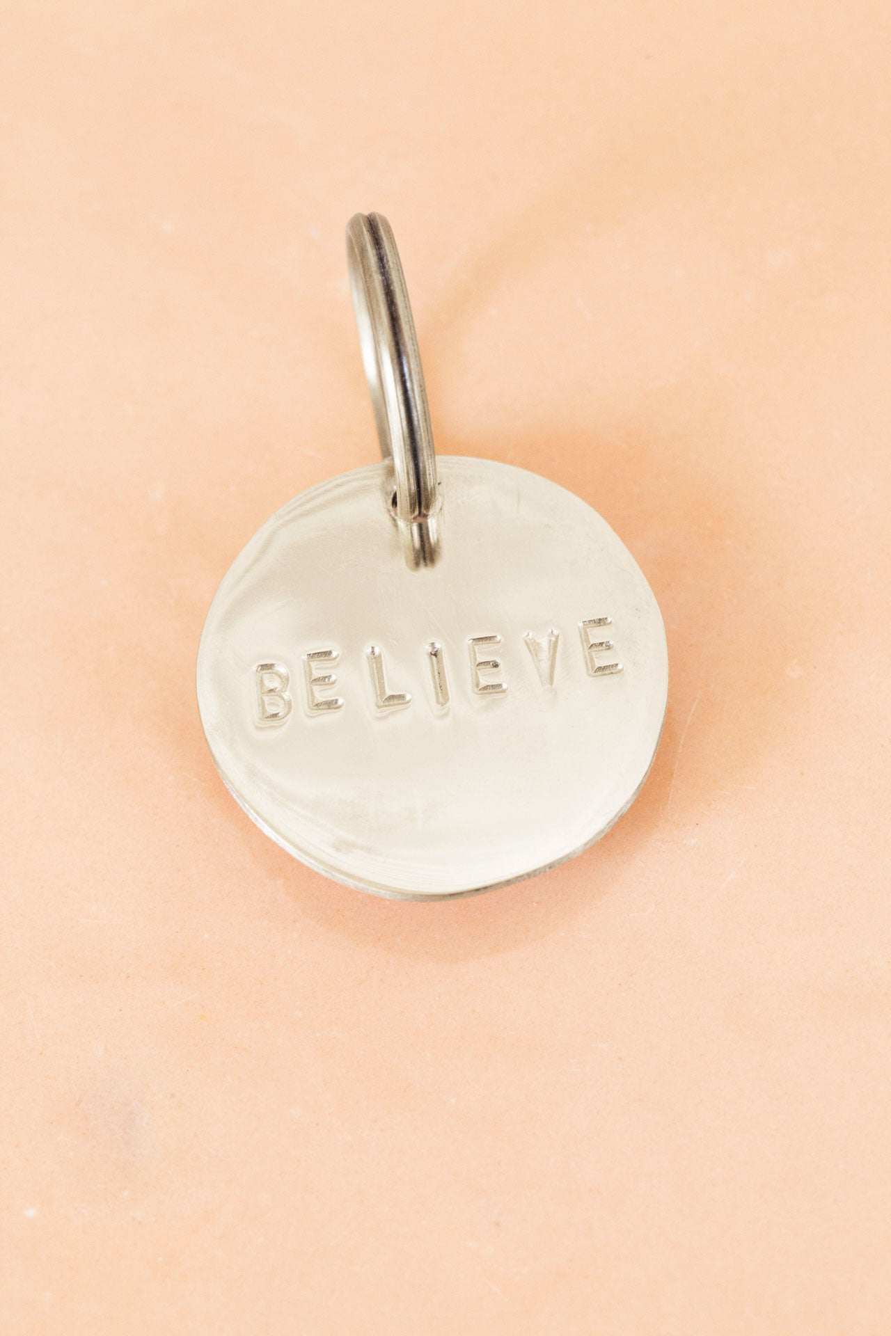 key tag - mini - believe