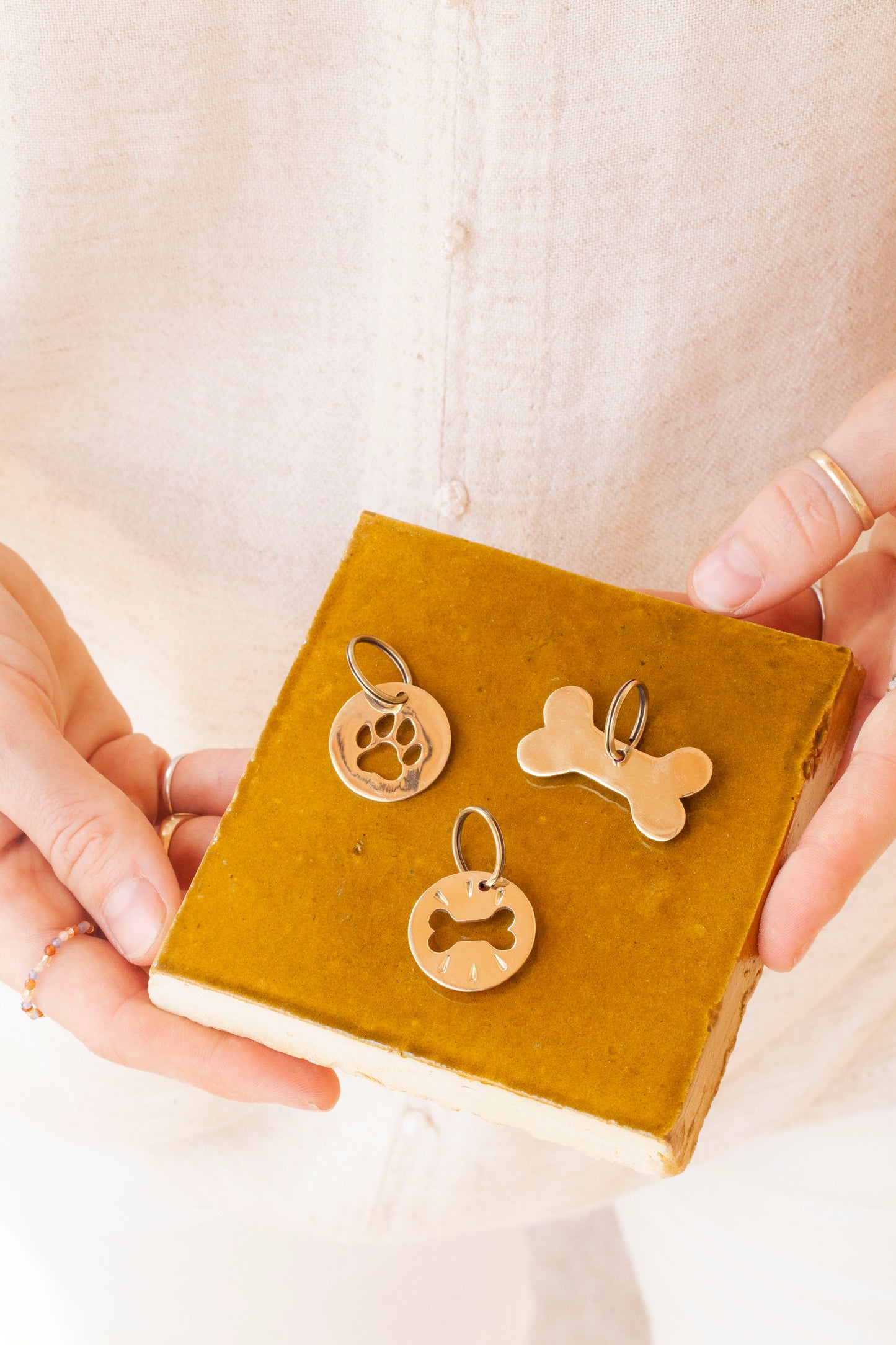 key tag - LIK - form bone - sale