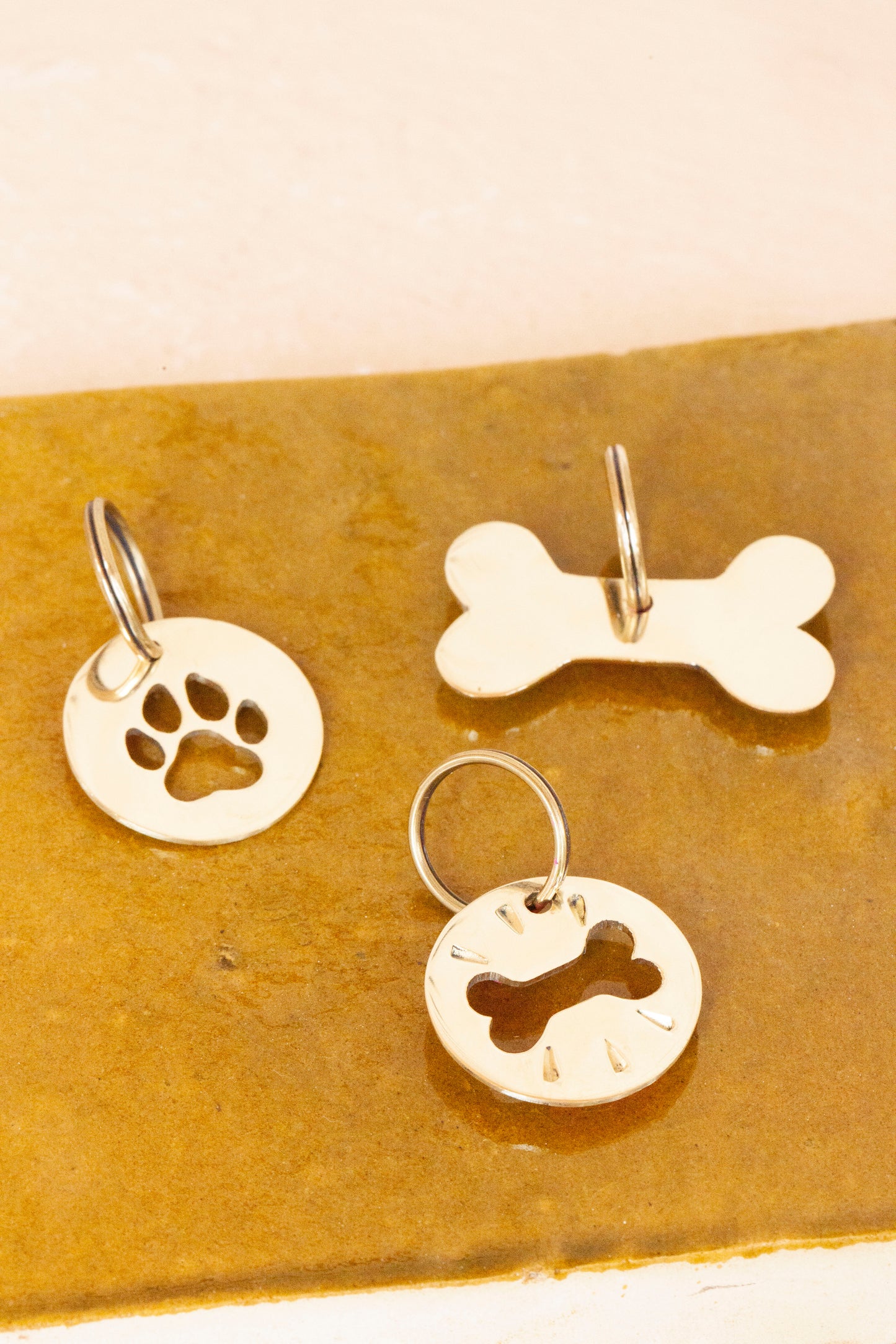 key tag - mini - paw
