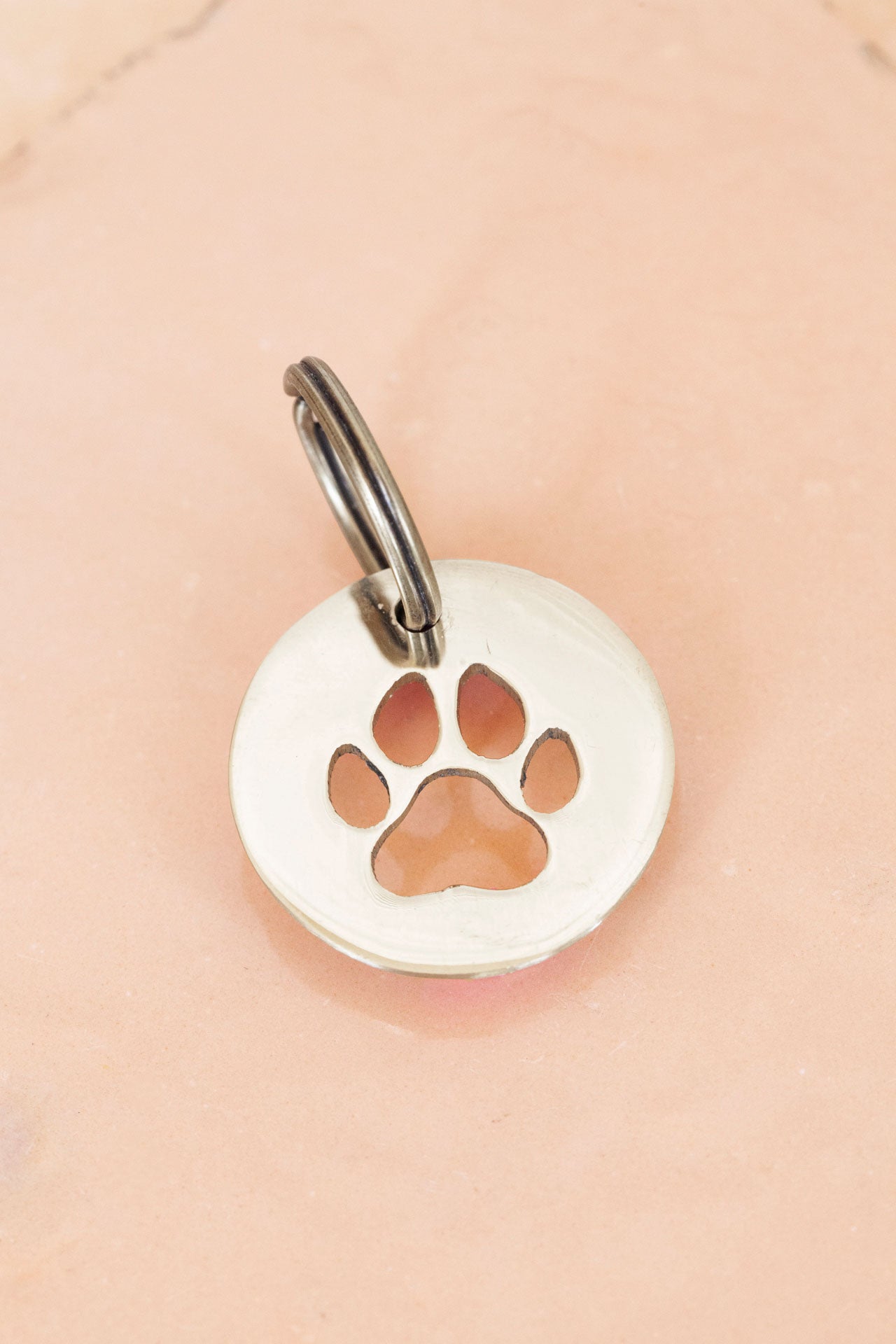 key tag - mini - paw