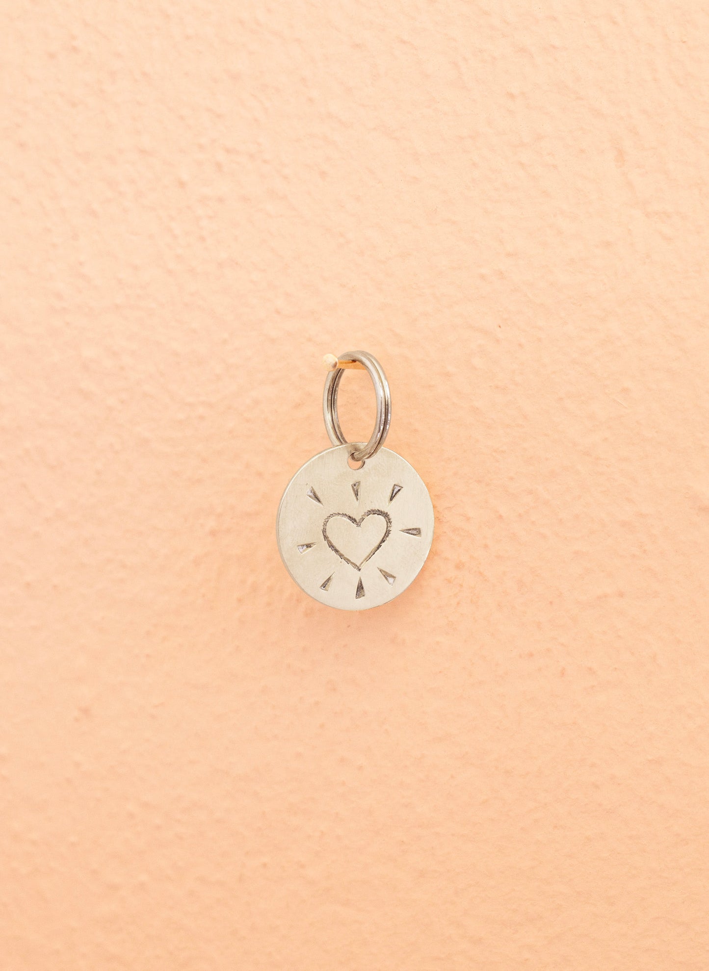 key tag - mini - heart