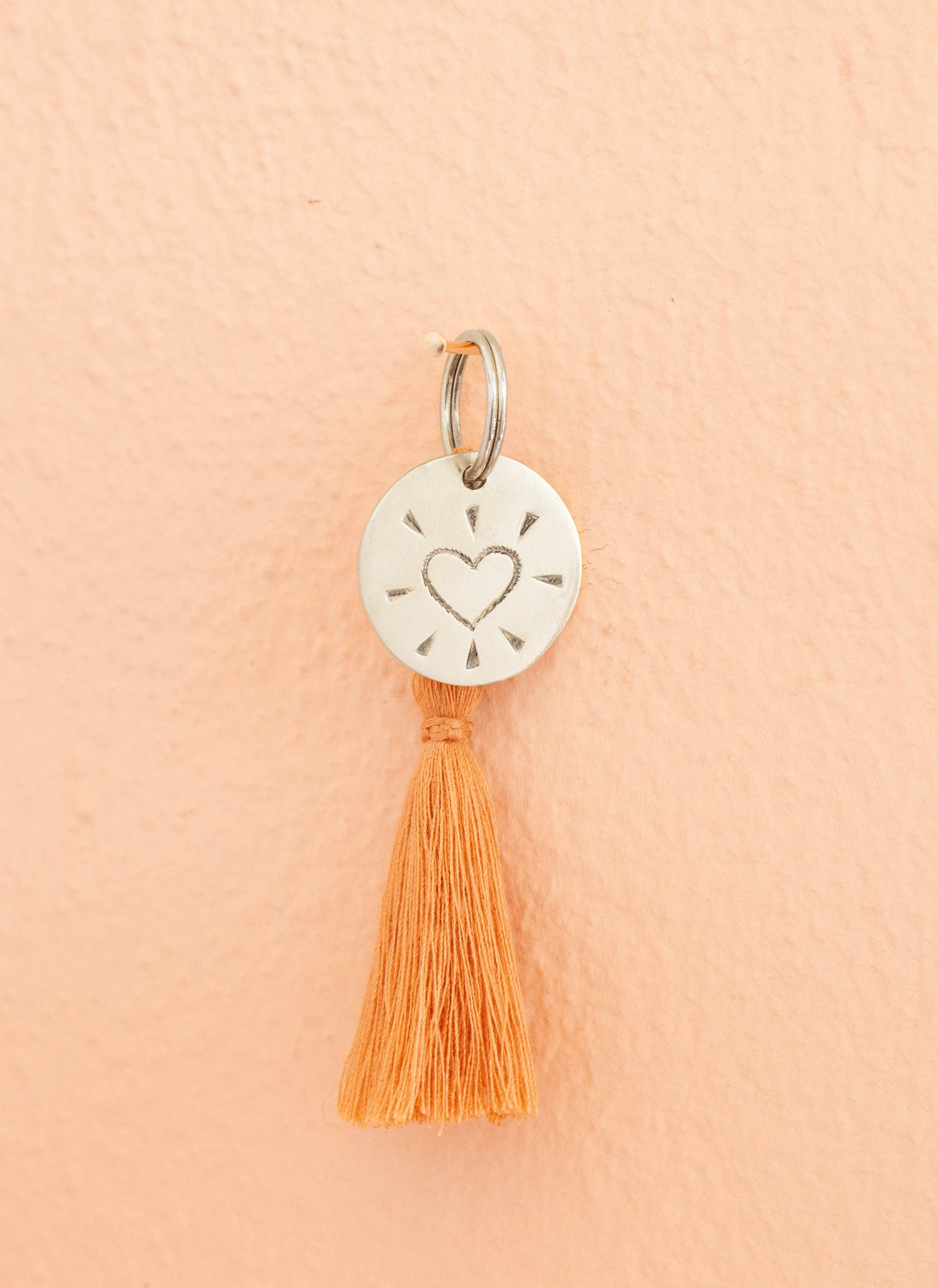 key tag - mini - heart