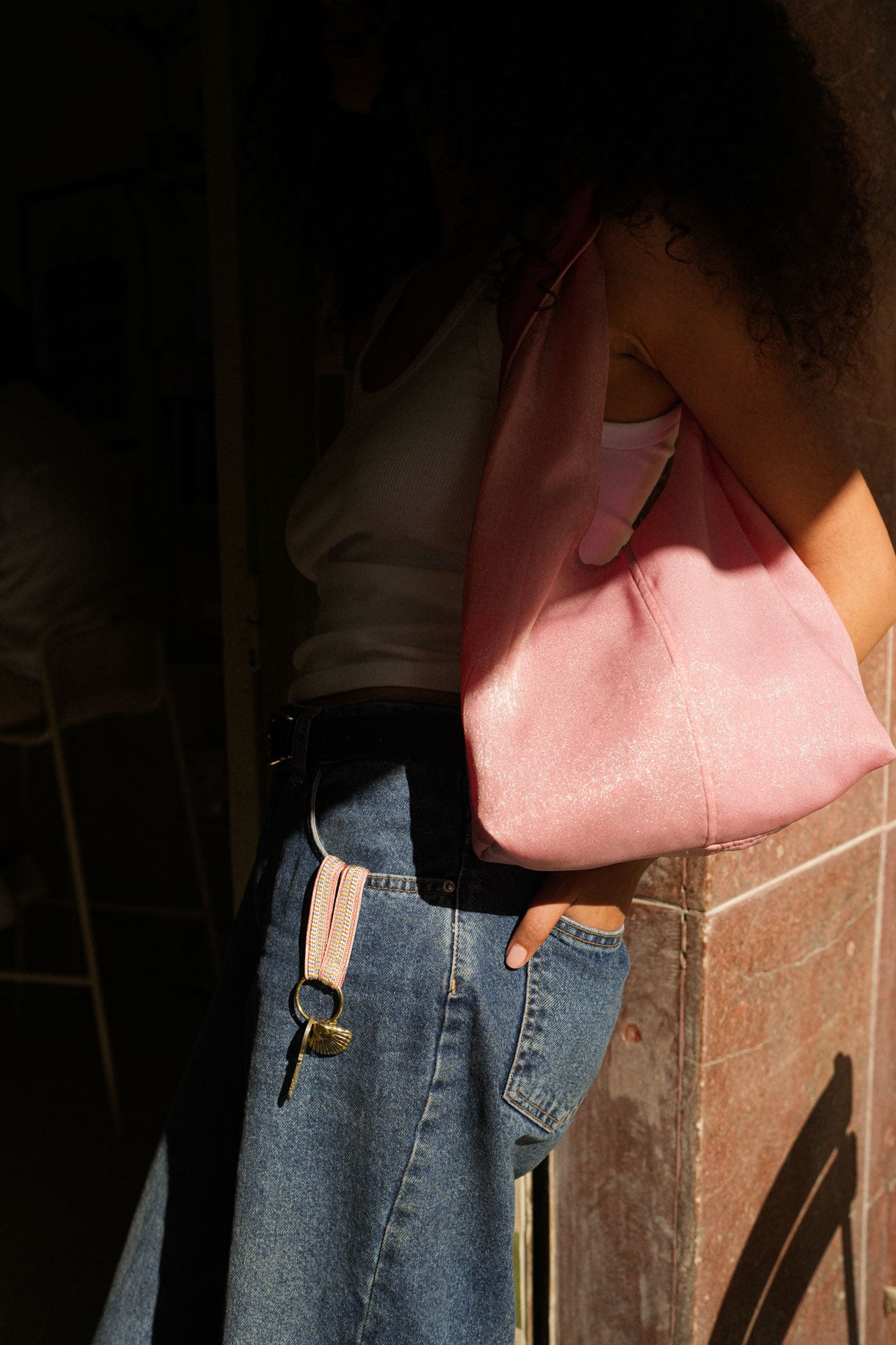 bag - LATIFA glossy - pink/rose