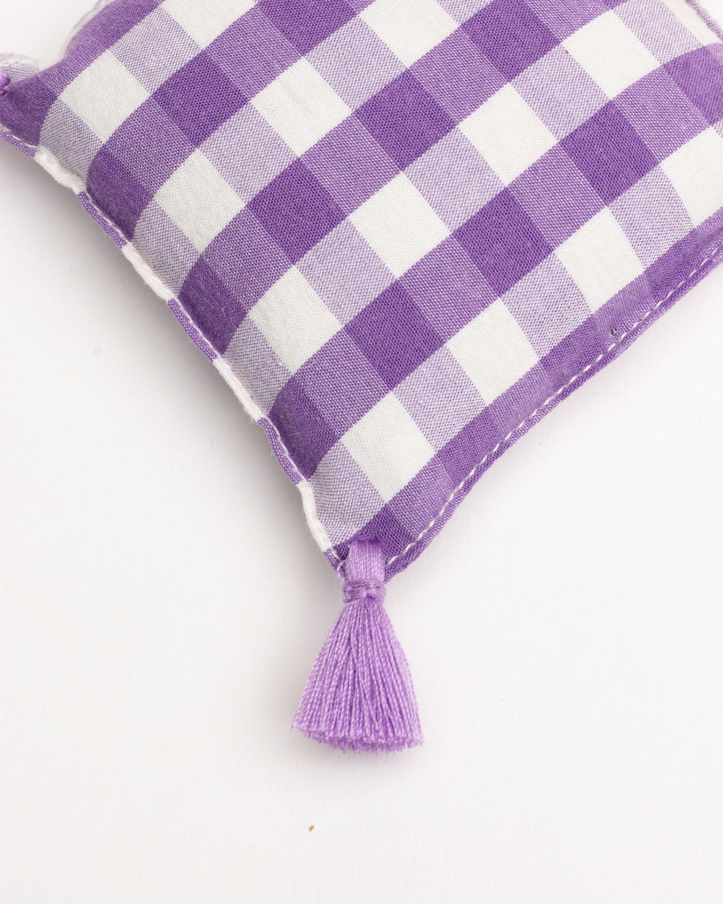 lavender bag - ZAKIA checked - purple