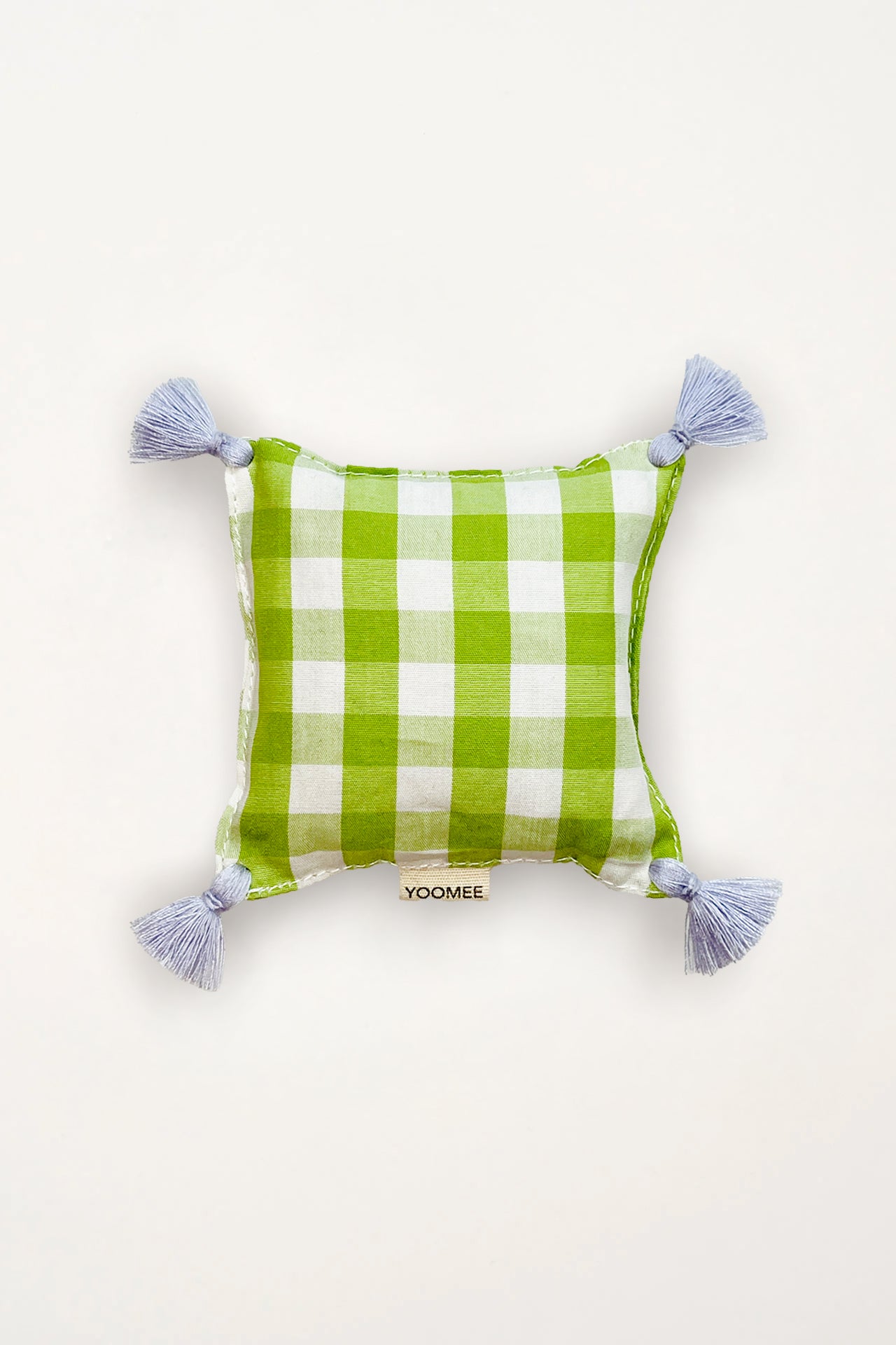 lavender bag - ZAKIA checked - light green