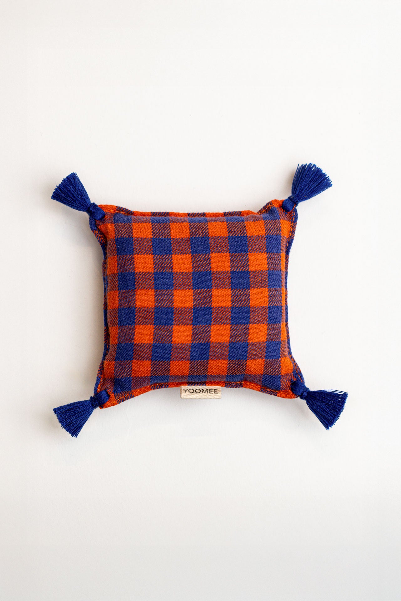 lavender bag - ZAKIA checked - blue/orange