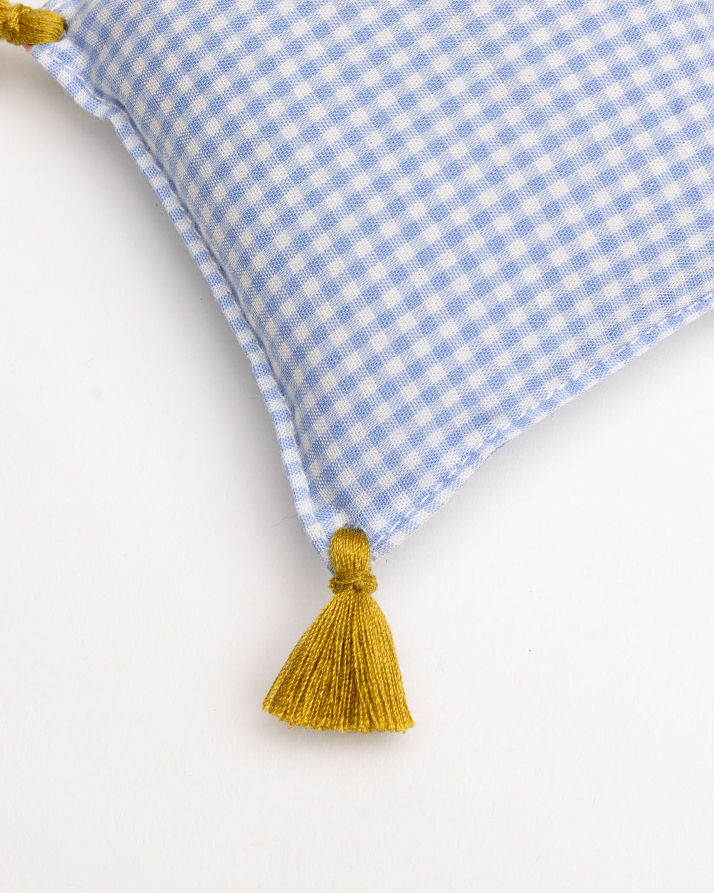 lavender bag - ZAKIA checked - light blue