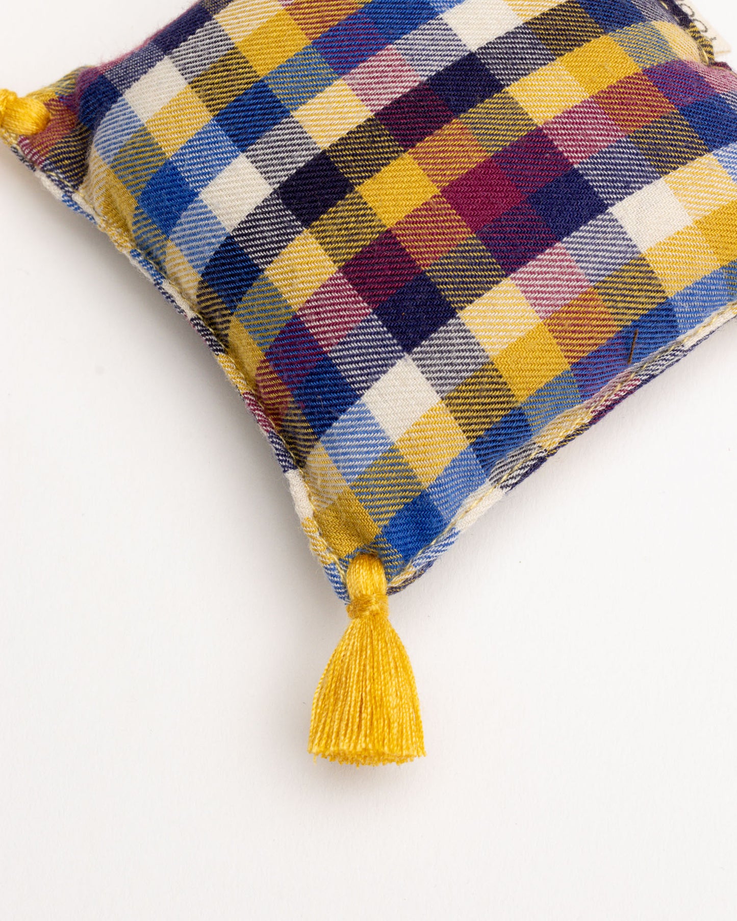 lavender bag - ZAKIA checked - multicolor yellow/blue/red
