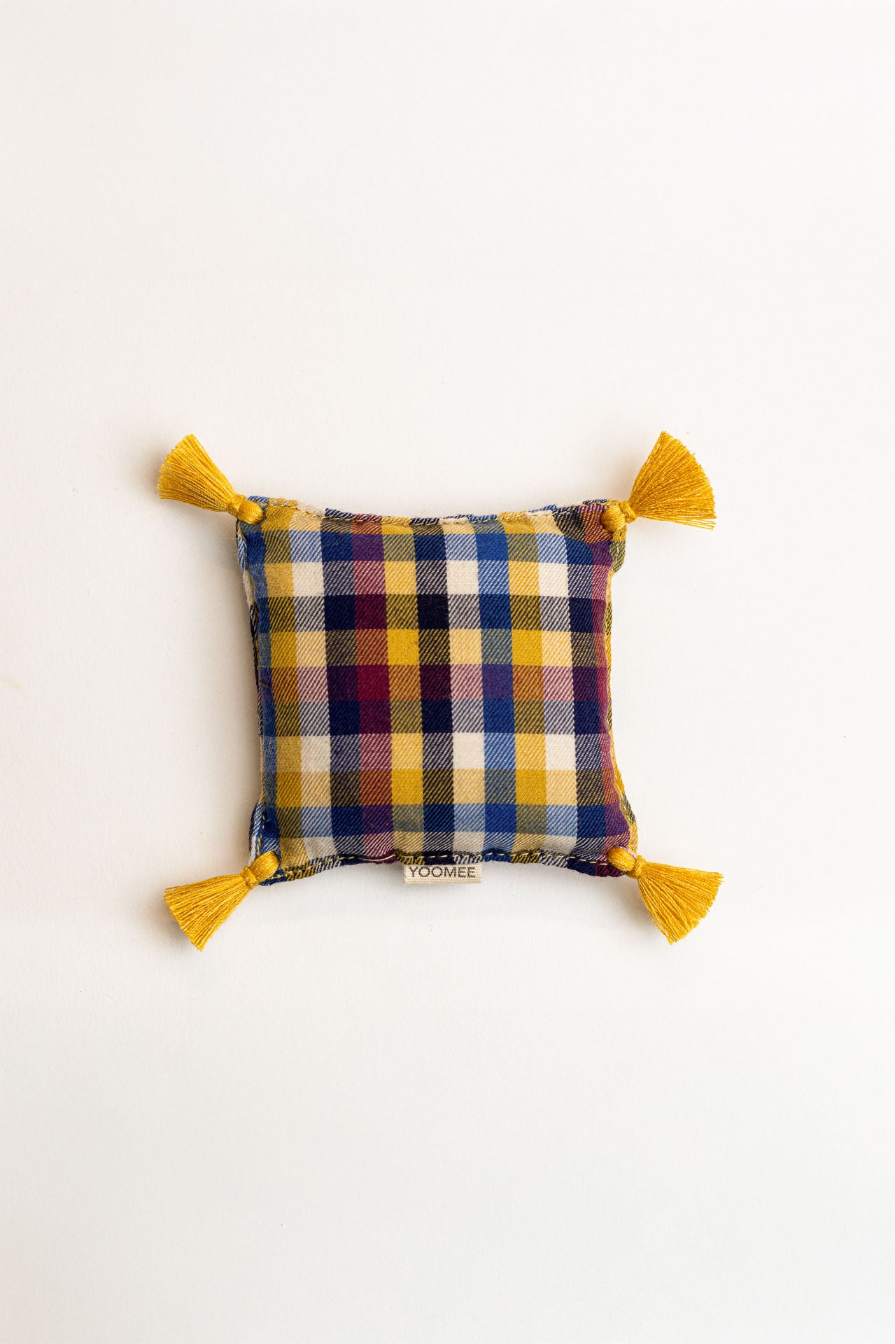 lavender bag - ZAKIA checked - multicolor yellow/blue/red