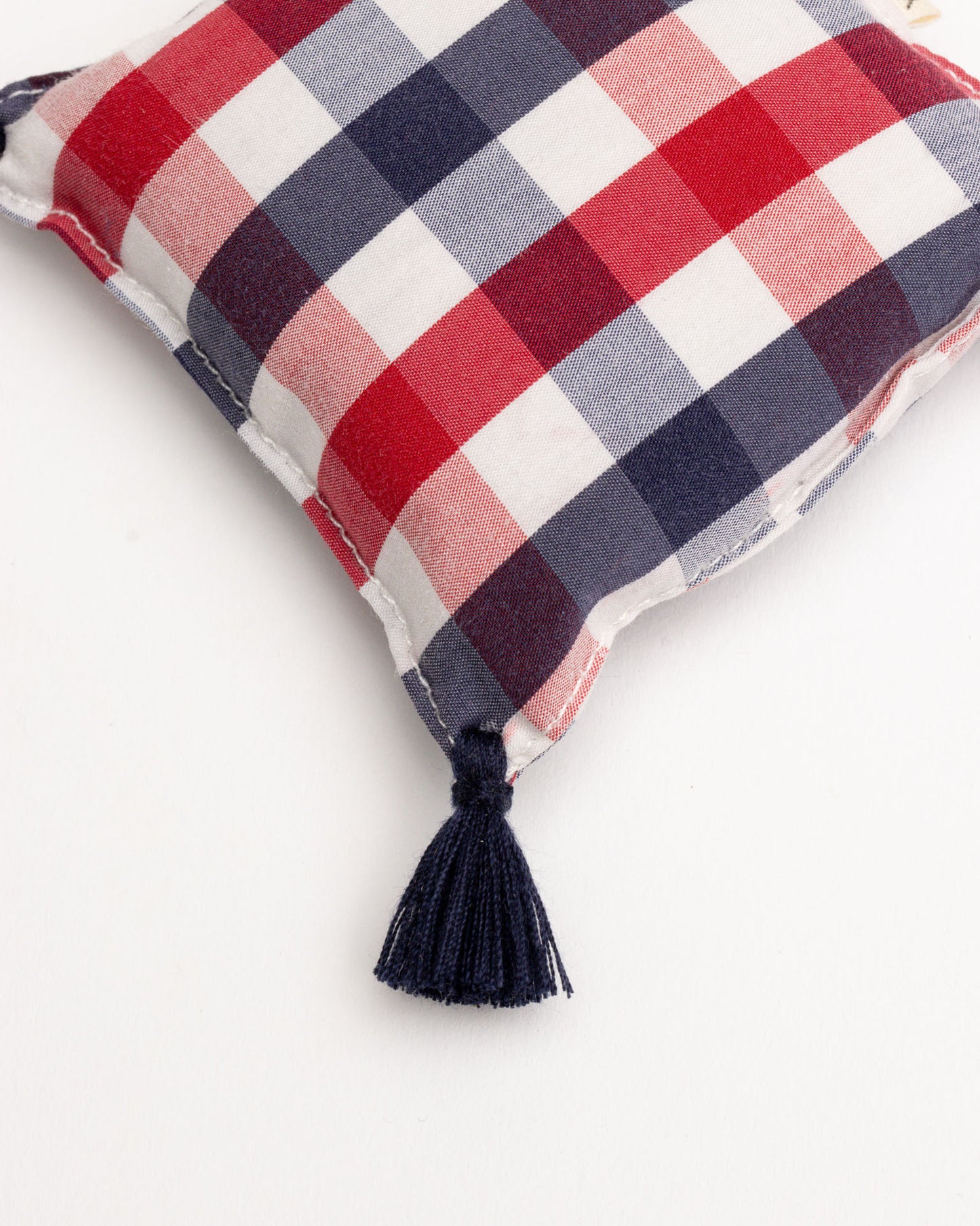 lavender bag - ZAKIA checked - red/marine/white