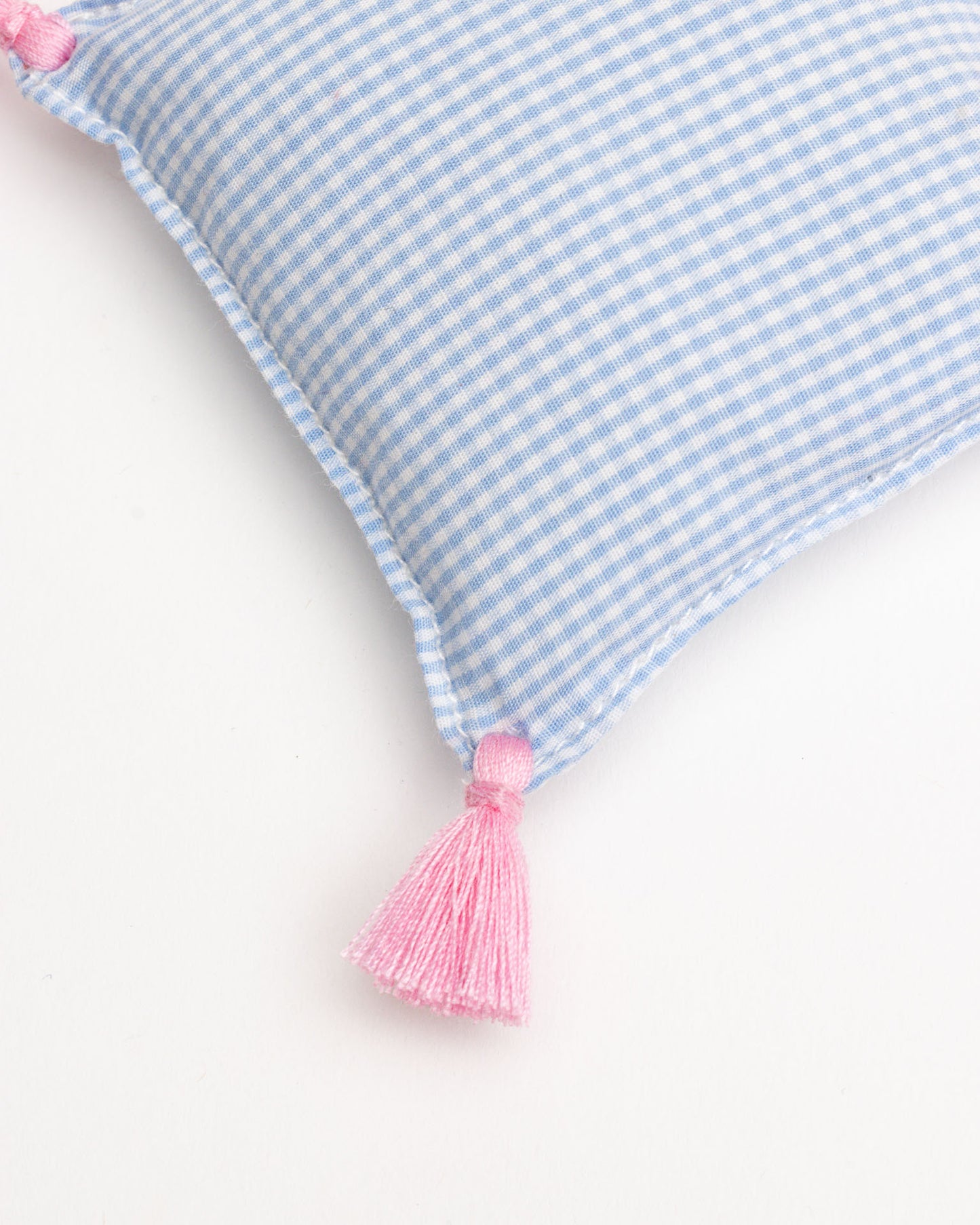 lavender bag - ZAKIA mini checked - light blue