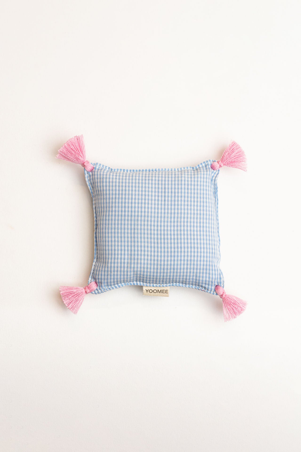 lavender bag - ZAKIA mini checked - light blue