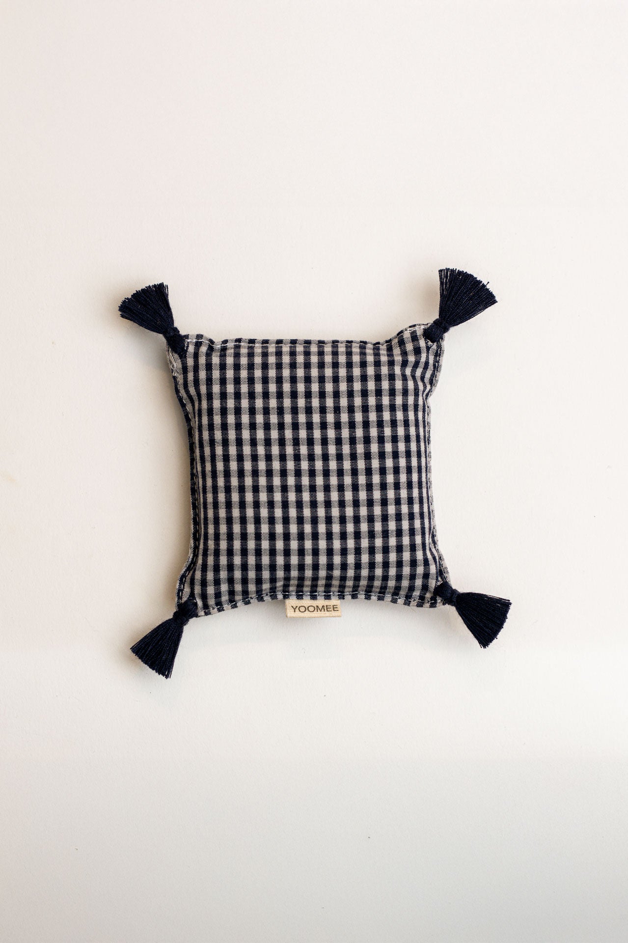 lavender bag - ZAKIA mini checked - marine