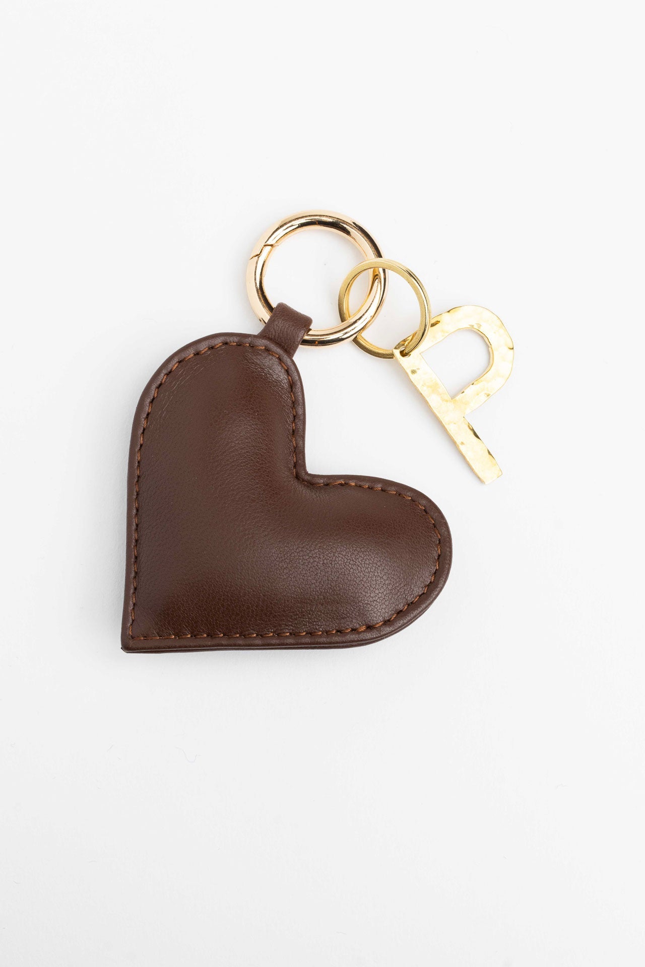 heart pendant - NAIMA - mocca