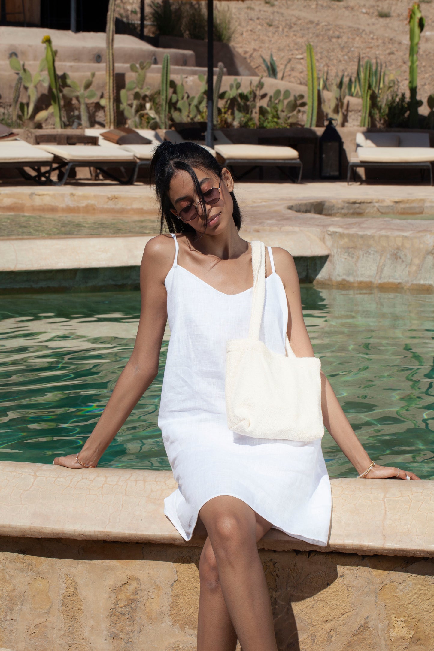 mini bag - SAIDA - beige - sale
