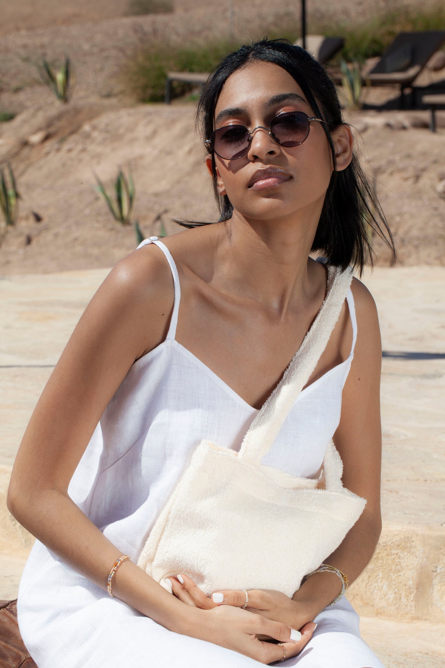 mini bag - SAIDA - beige - sale