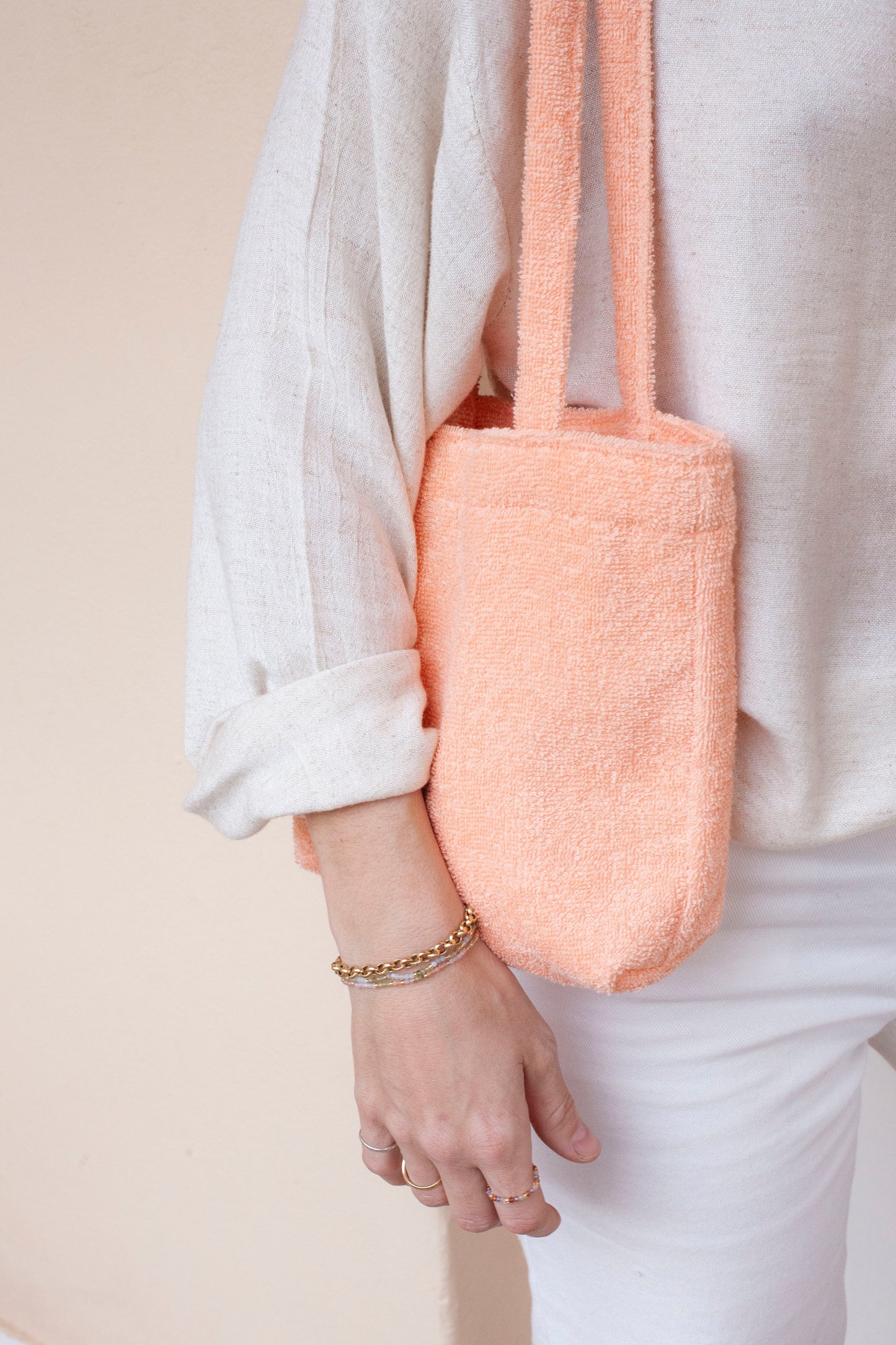 mini bag - SAIDA - peach - sale