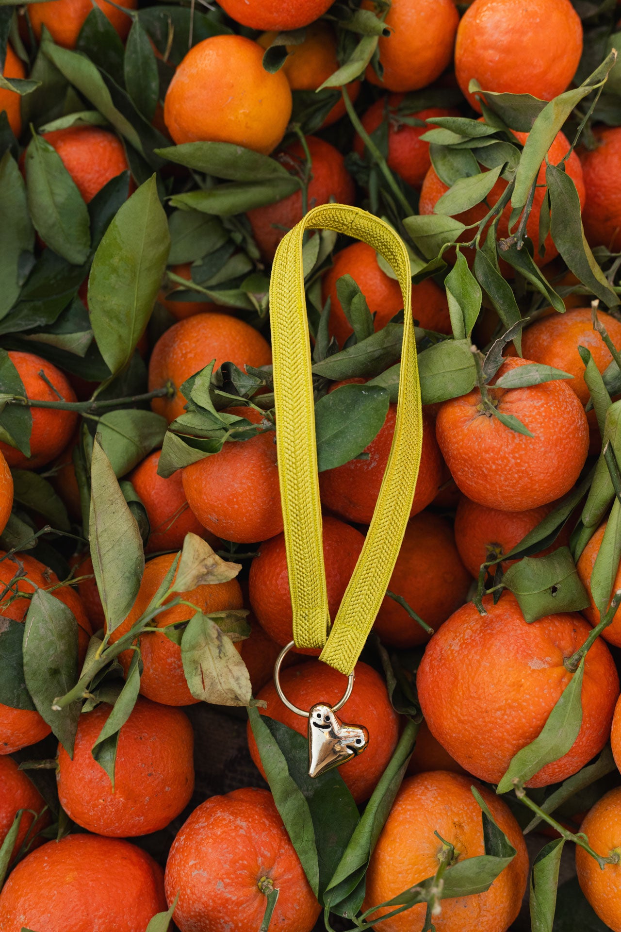 keychain band - ZAHRA mini - limegreen