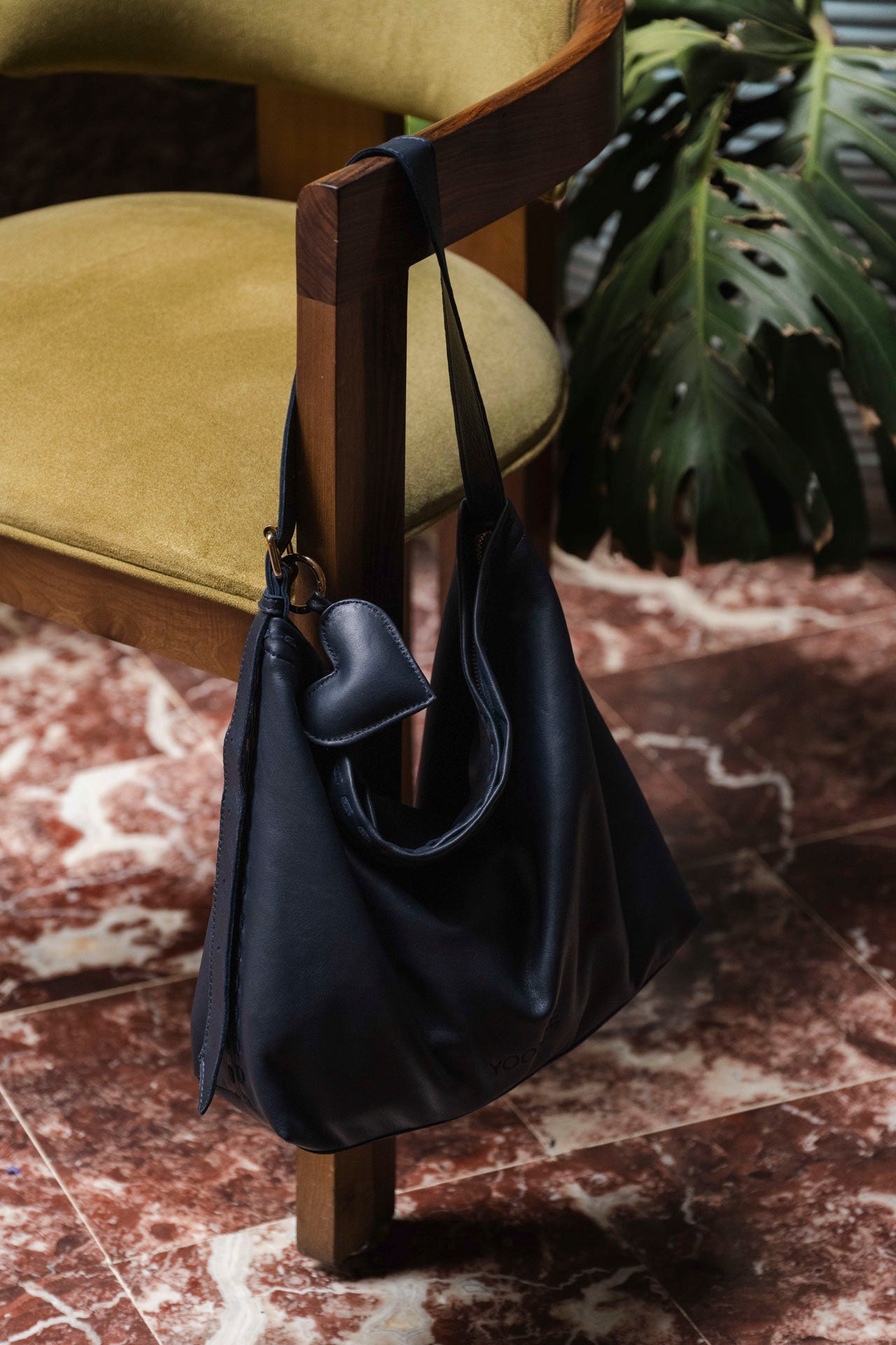 heart pendant - NAIMA - nightblue