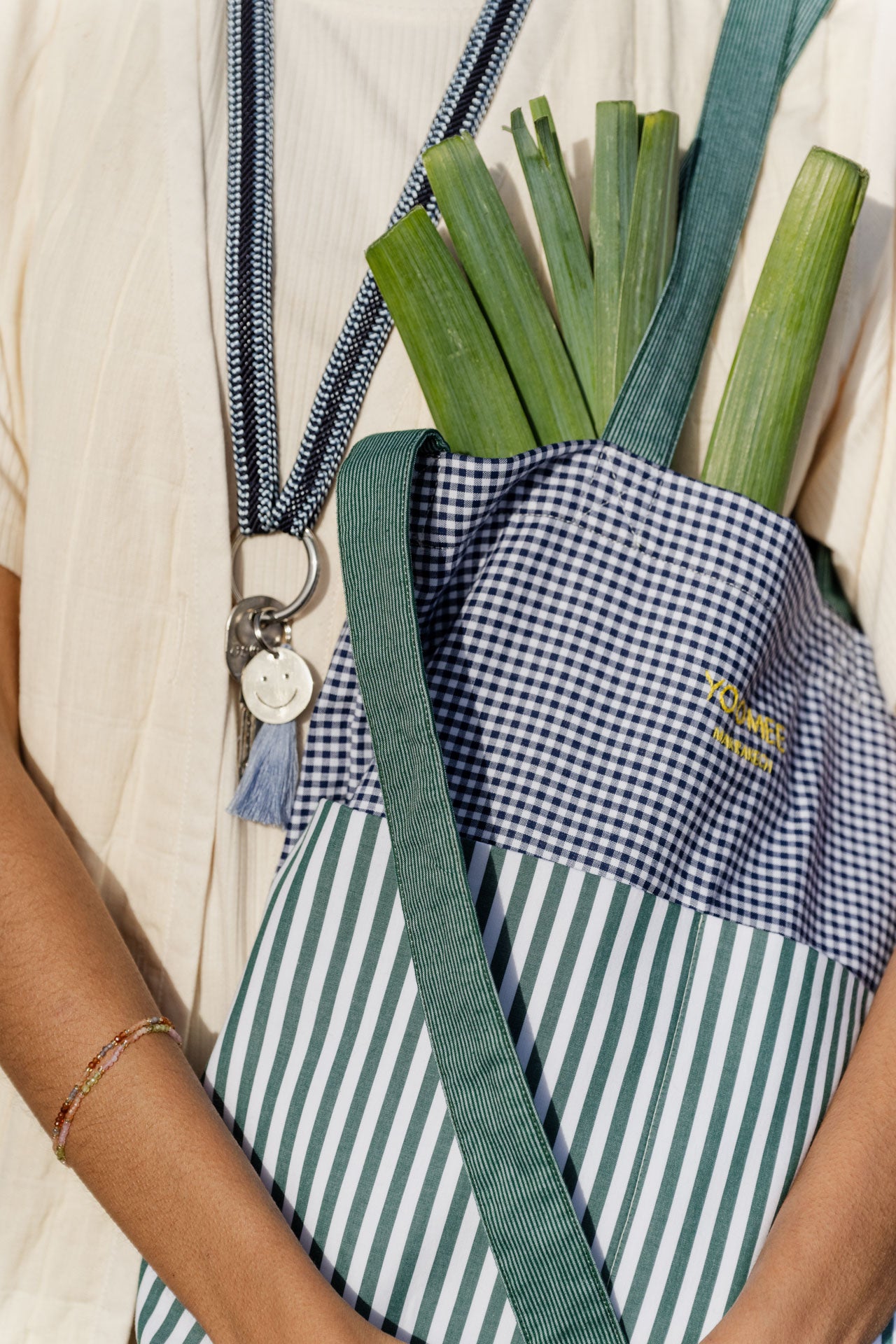 bag - SOUMIA - marine/green