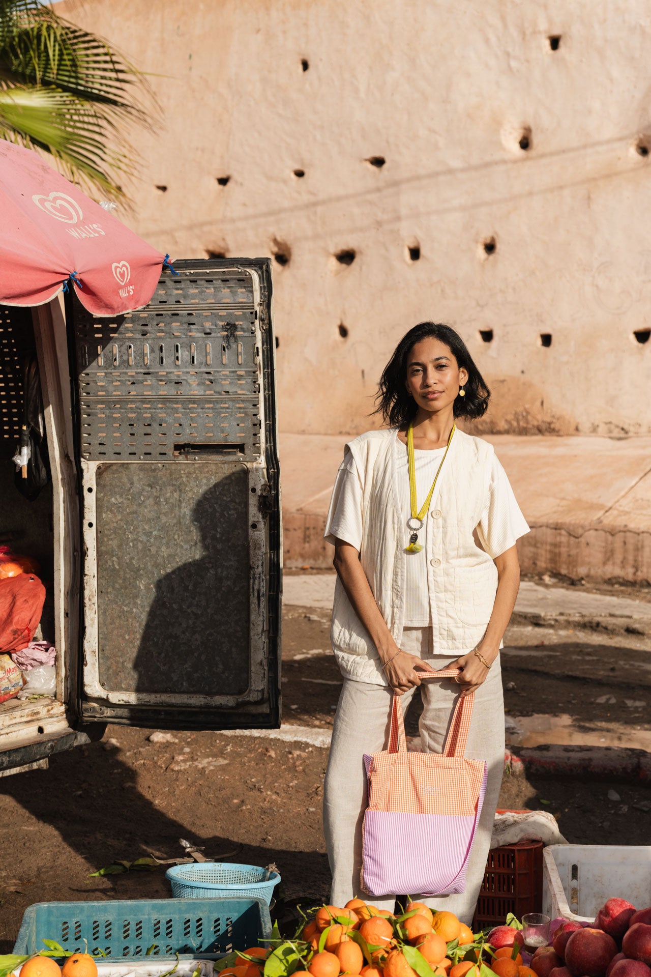 bag - SOUMIA - pink/orange