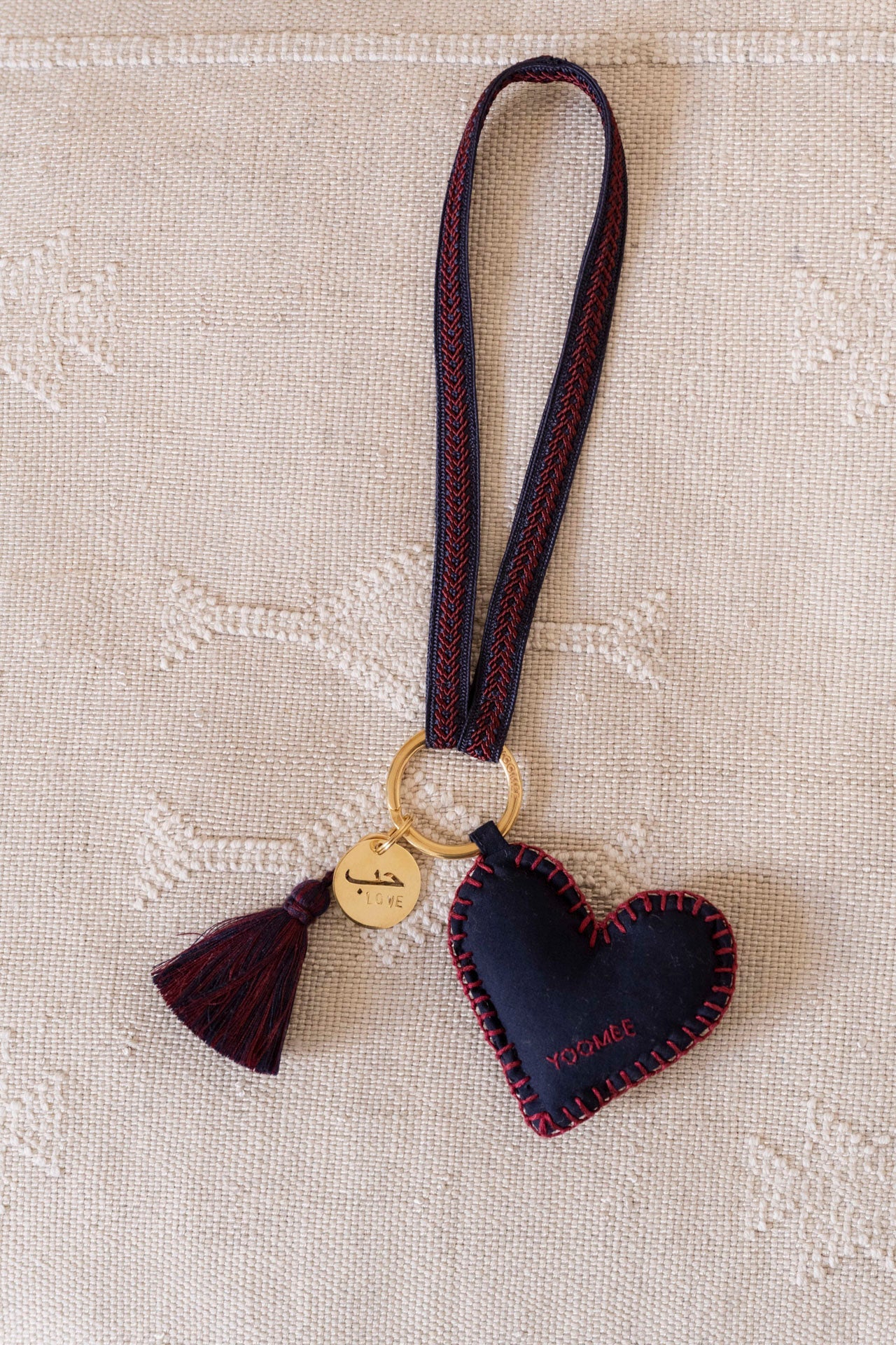 keychain band - ZAHRA mini - blood moon