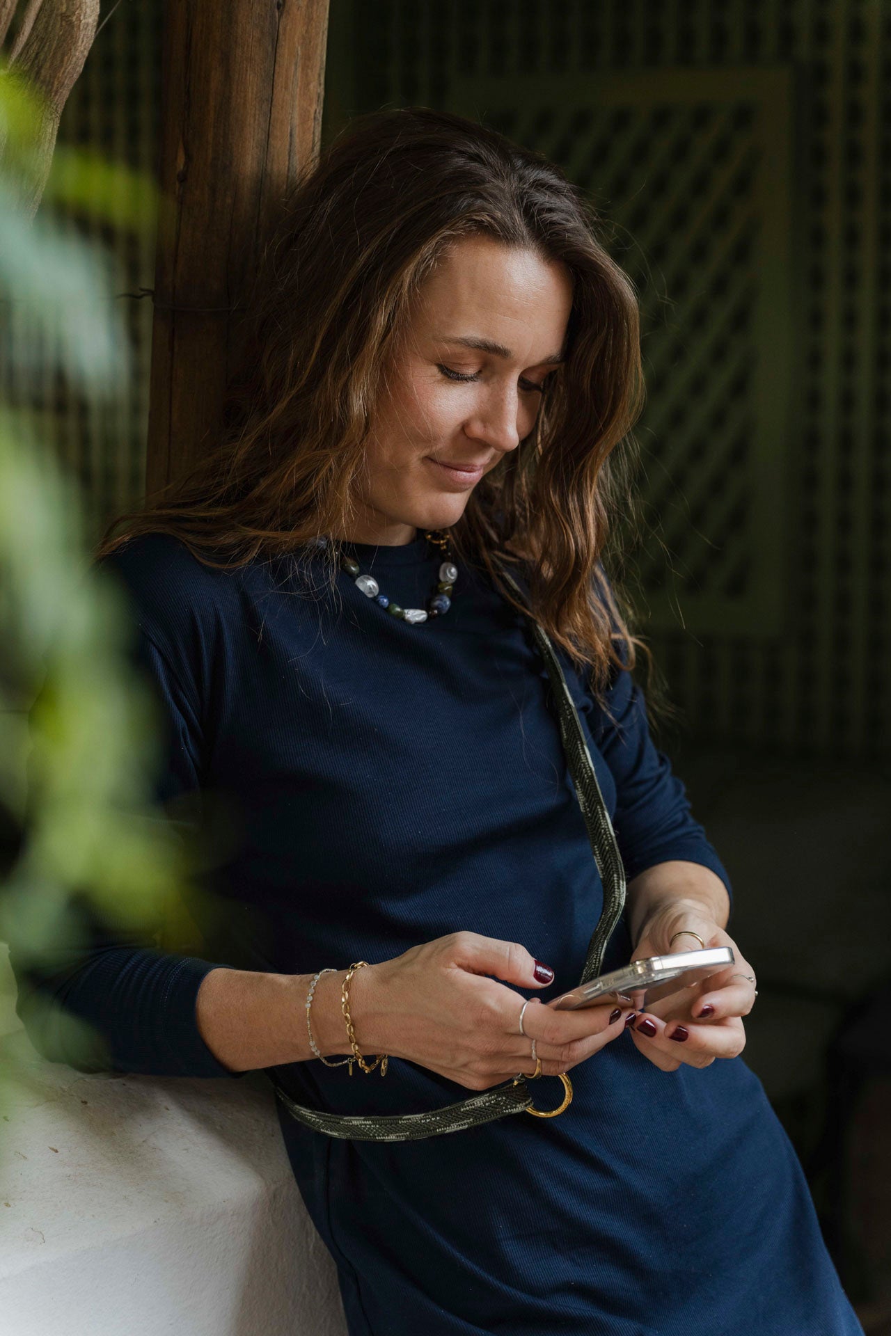 necklace - JAMILA - pacific