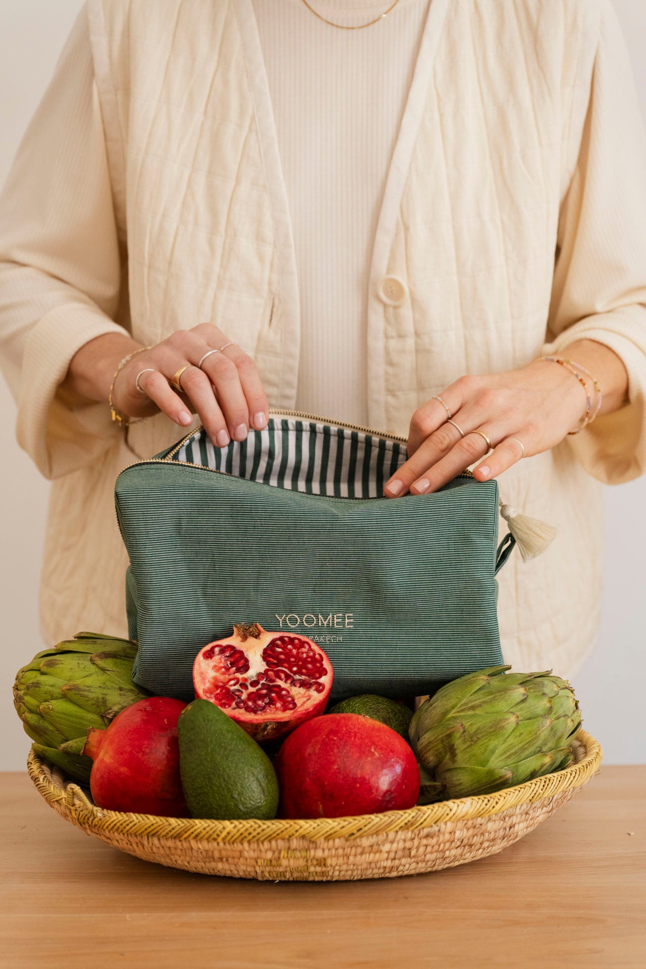 necessaire - SOUMIA - forest green
