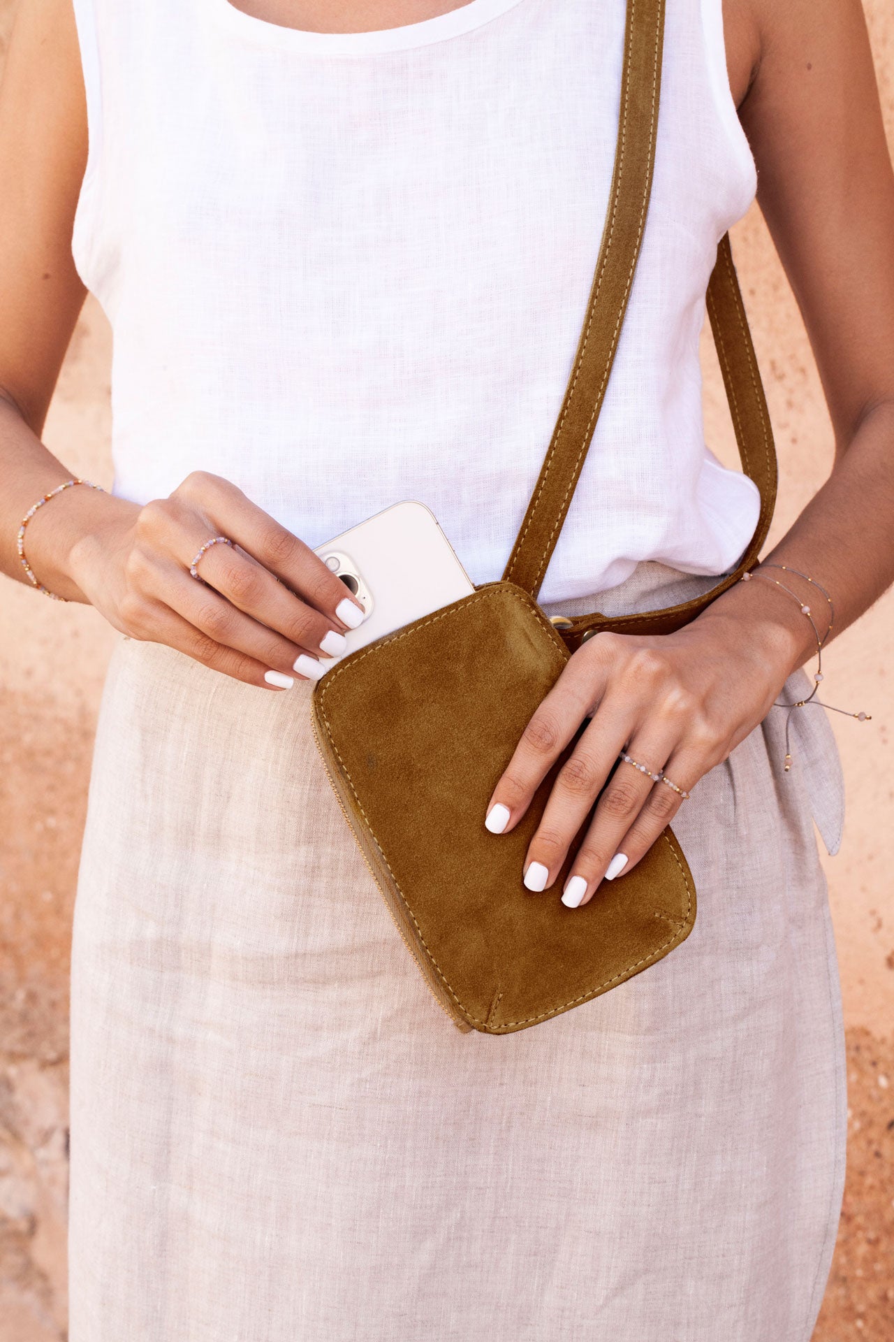 phone case - DENYA - cognac