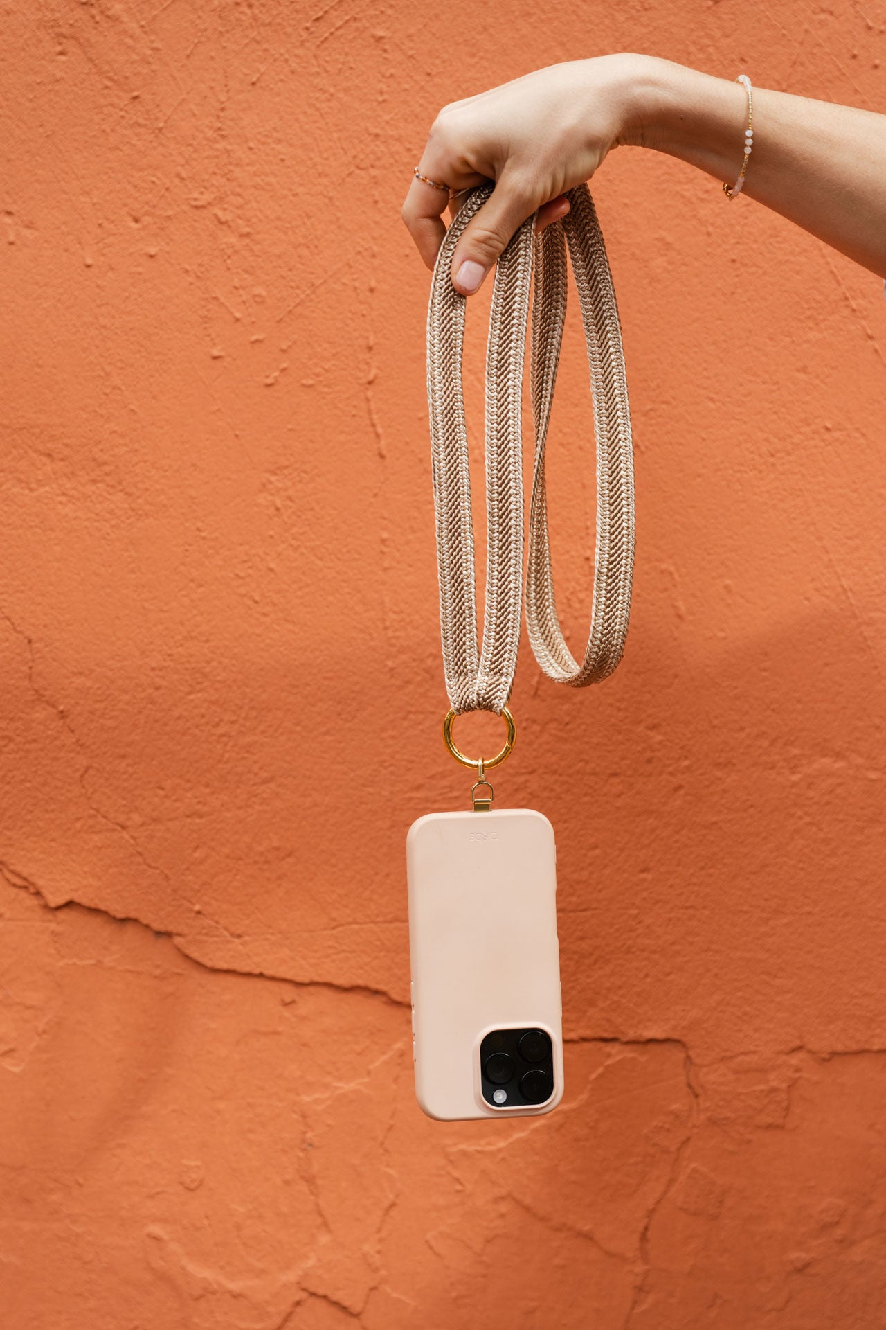 phonechain band - ZAHRA - marble