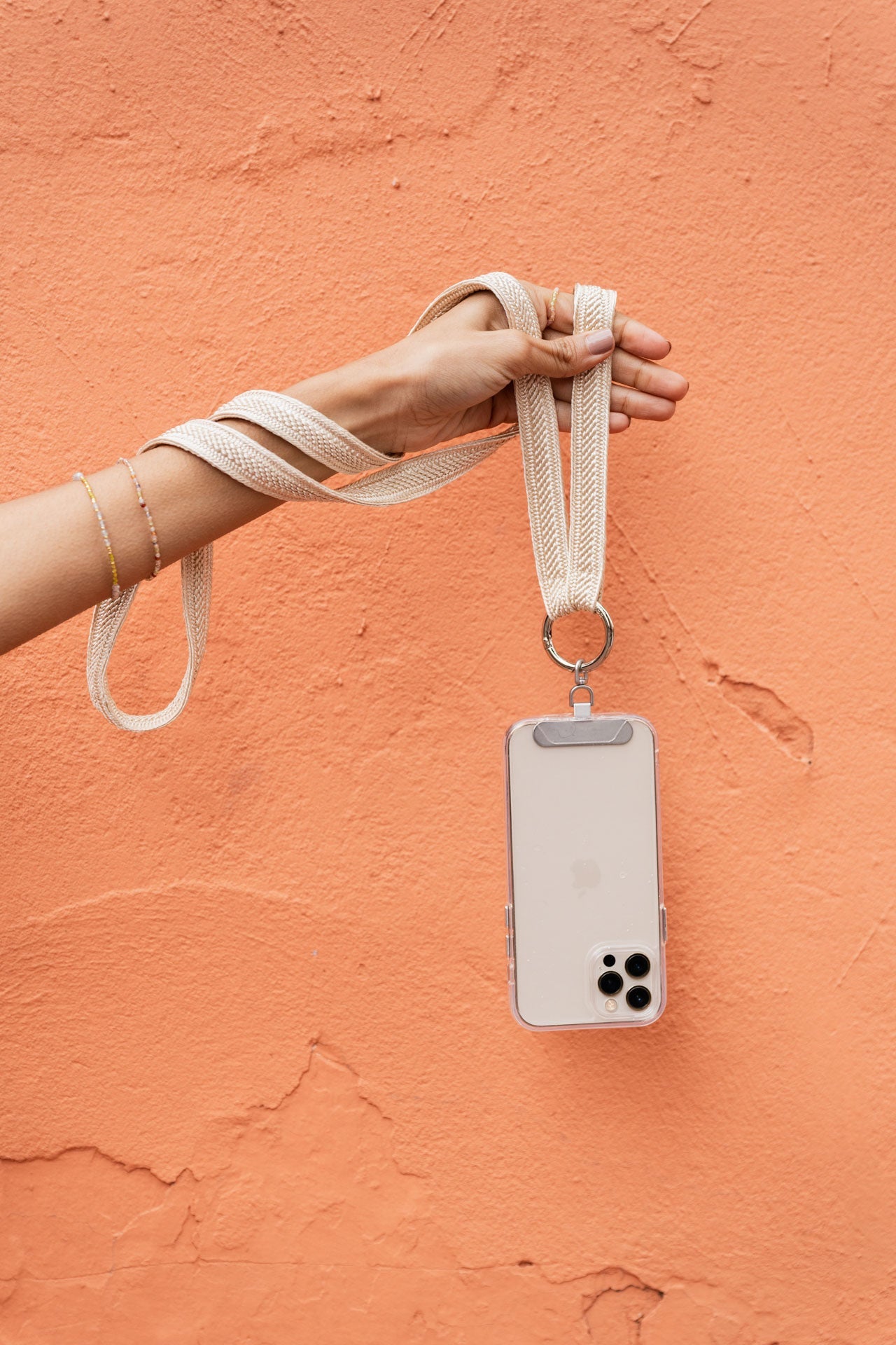 phone clip - silver