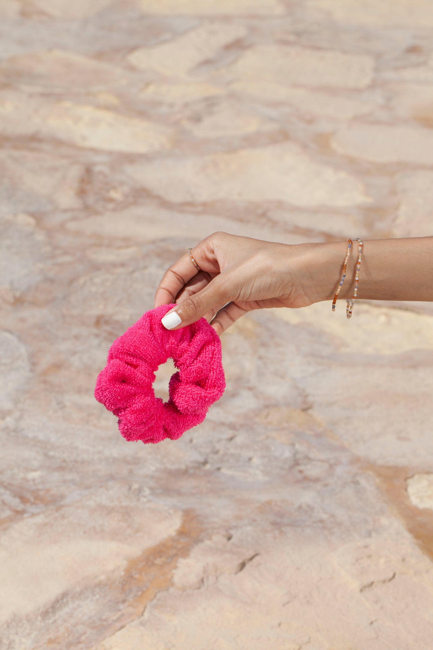 scrunchie - MEDINA terry - magenta - sale