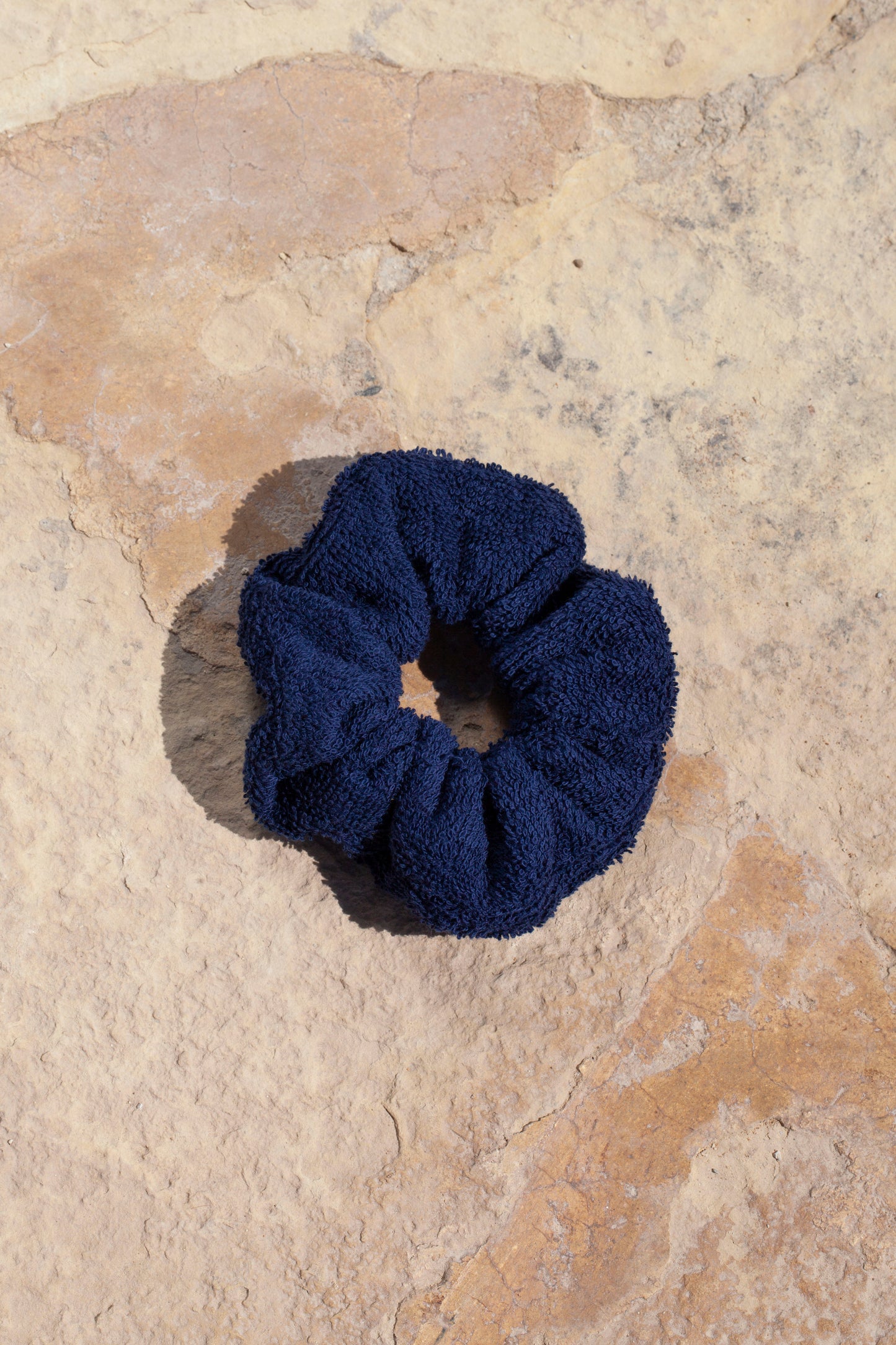 scrunchie - MEDINA terry - marine blue - sale