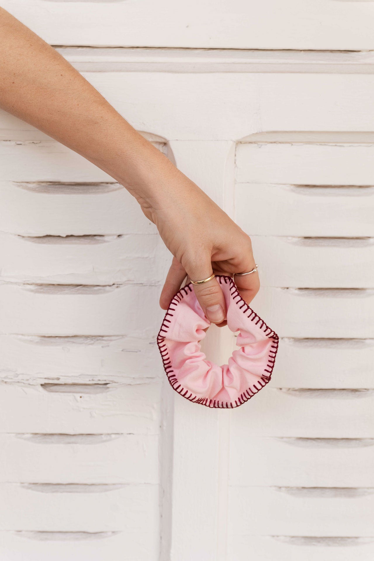 scrunchie - MEDINA cotton - rose hbik