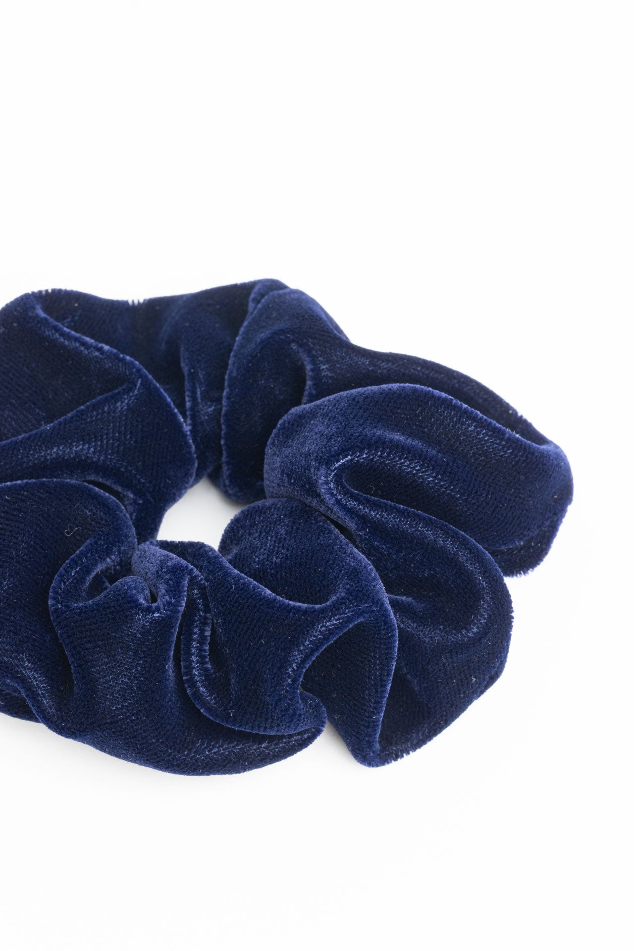 scrunchie - MEDINA velvet silk - marine