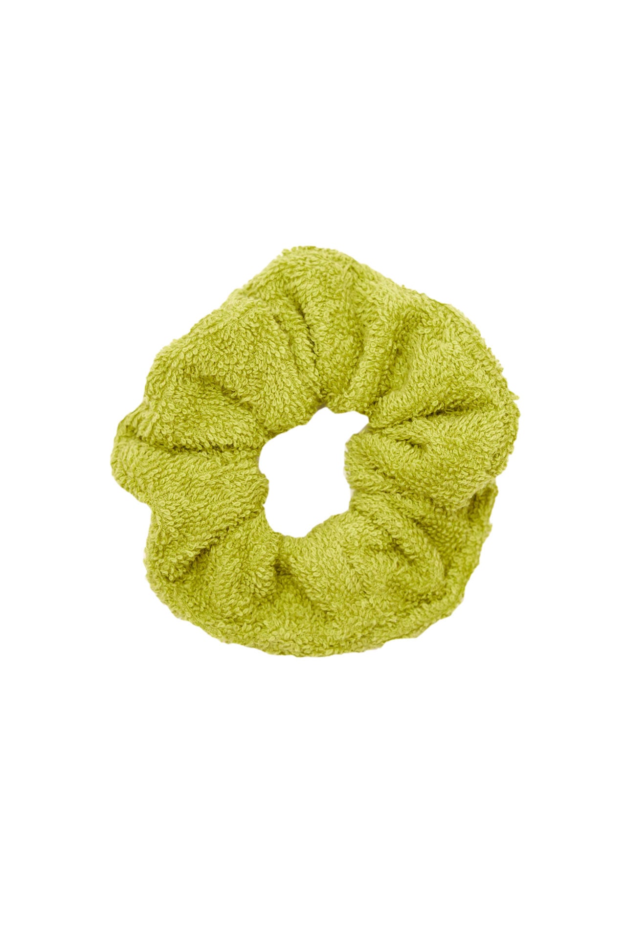scrunchie - MEDINA terry - pistachio - sale