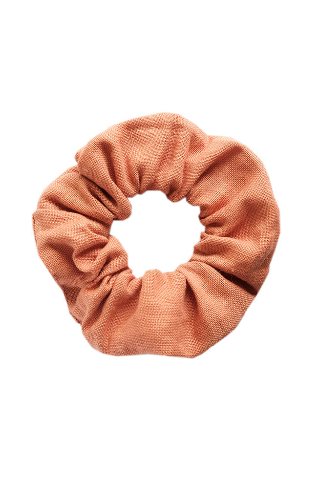 scrunchie - MEDINA linen - apricot