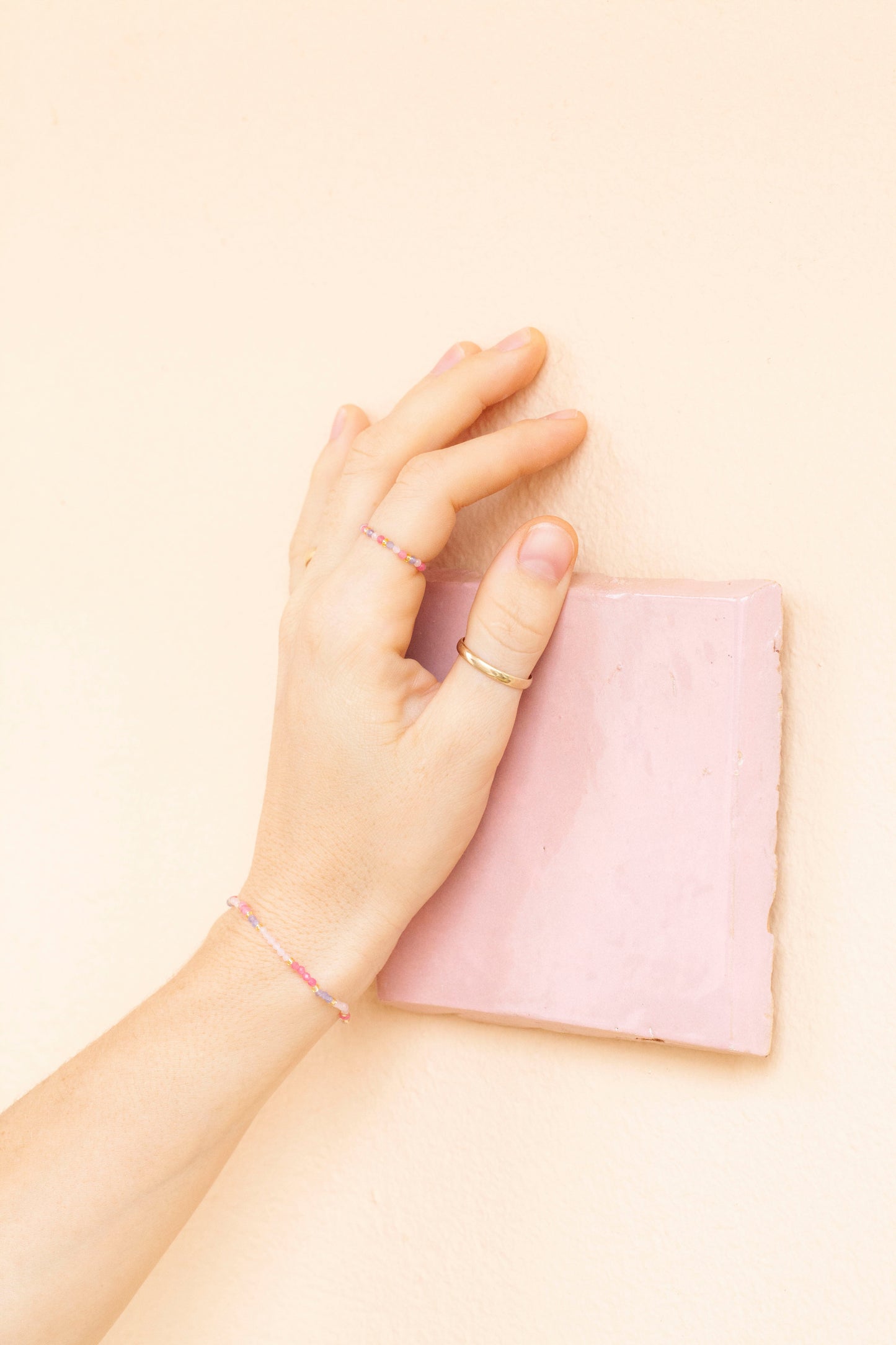 bracelet - AYA - sweet pink