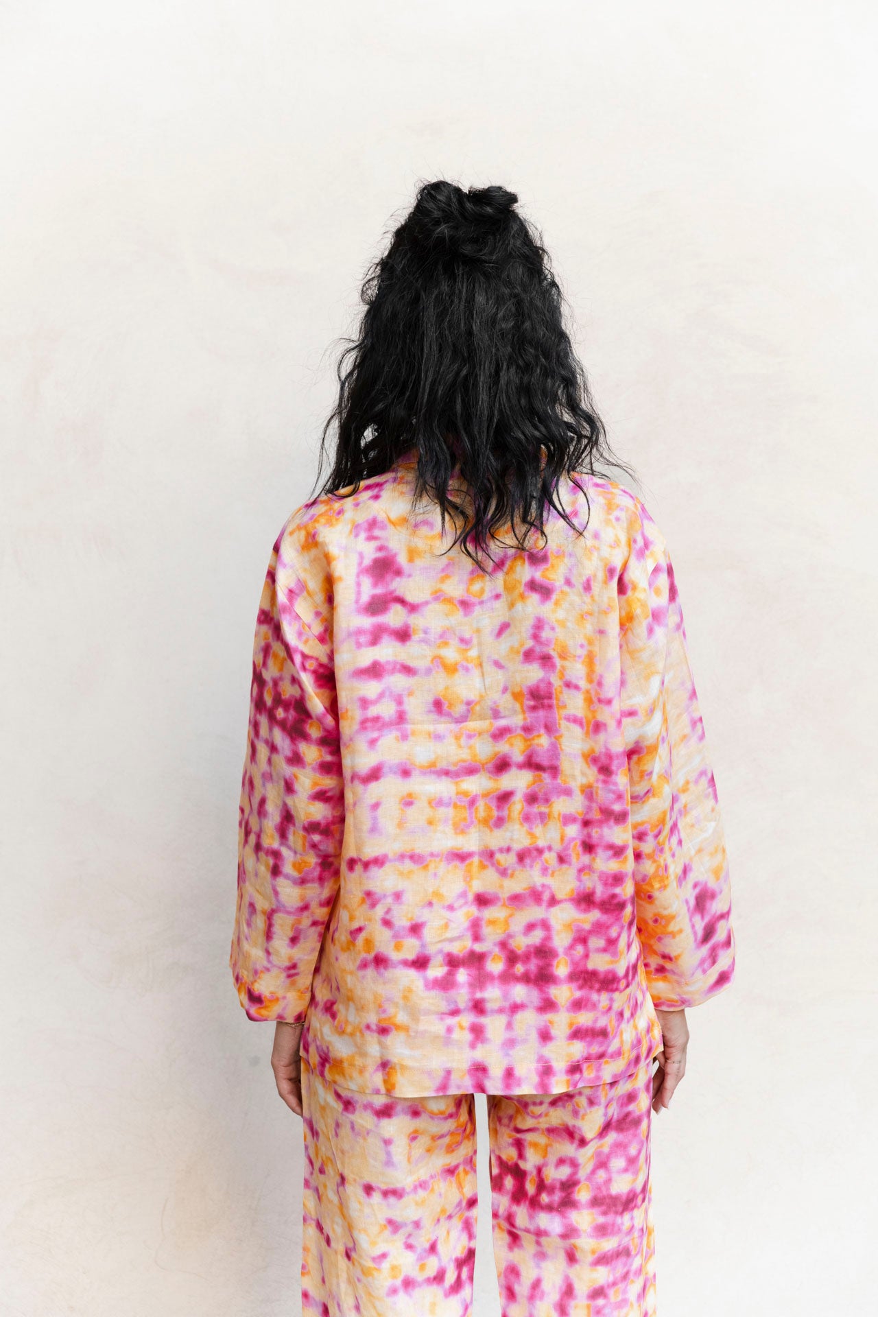 linen shirt - MARA - acid