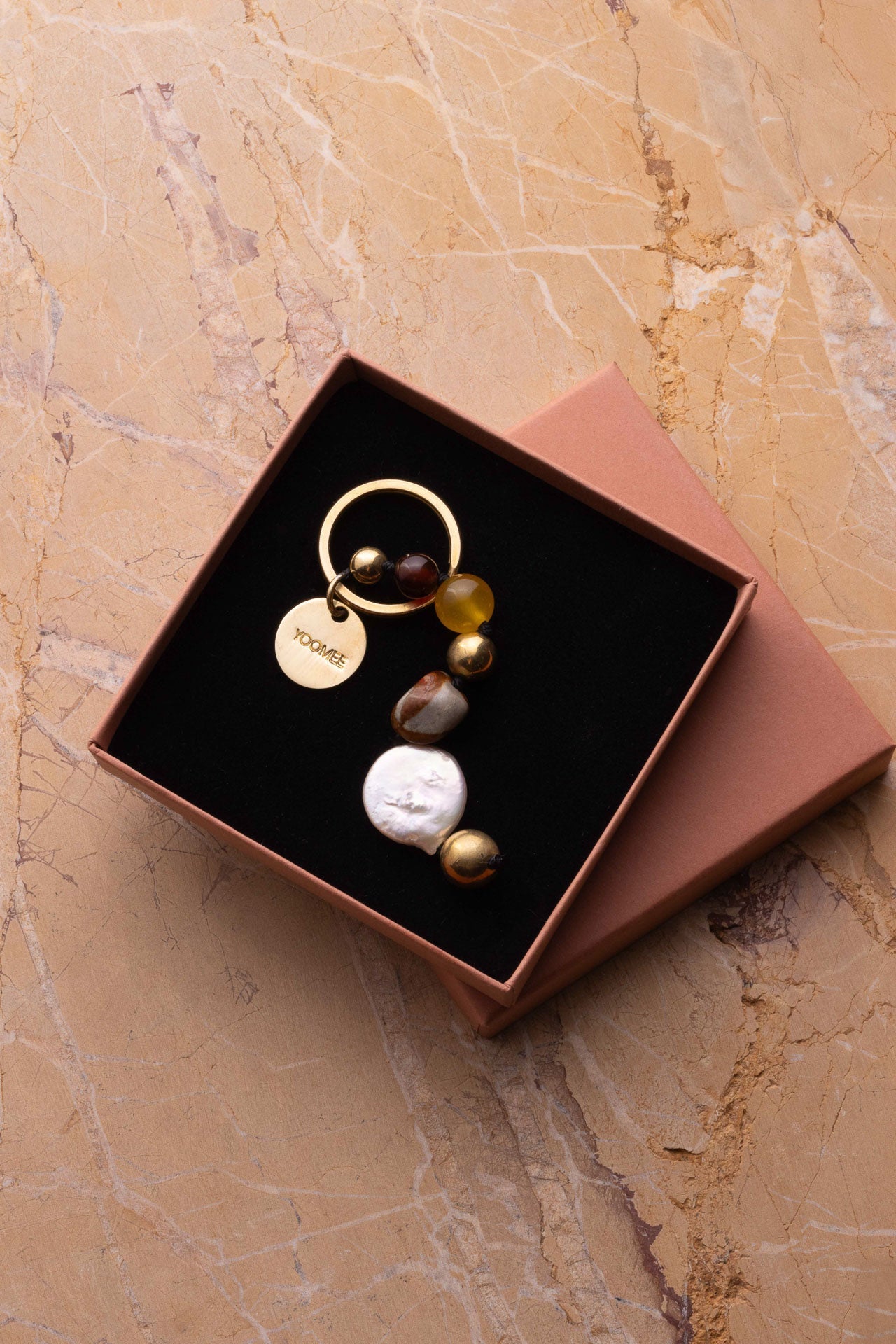 stone pendant - JAMILA - earth