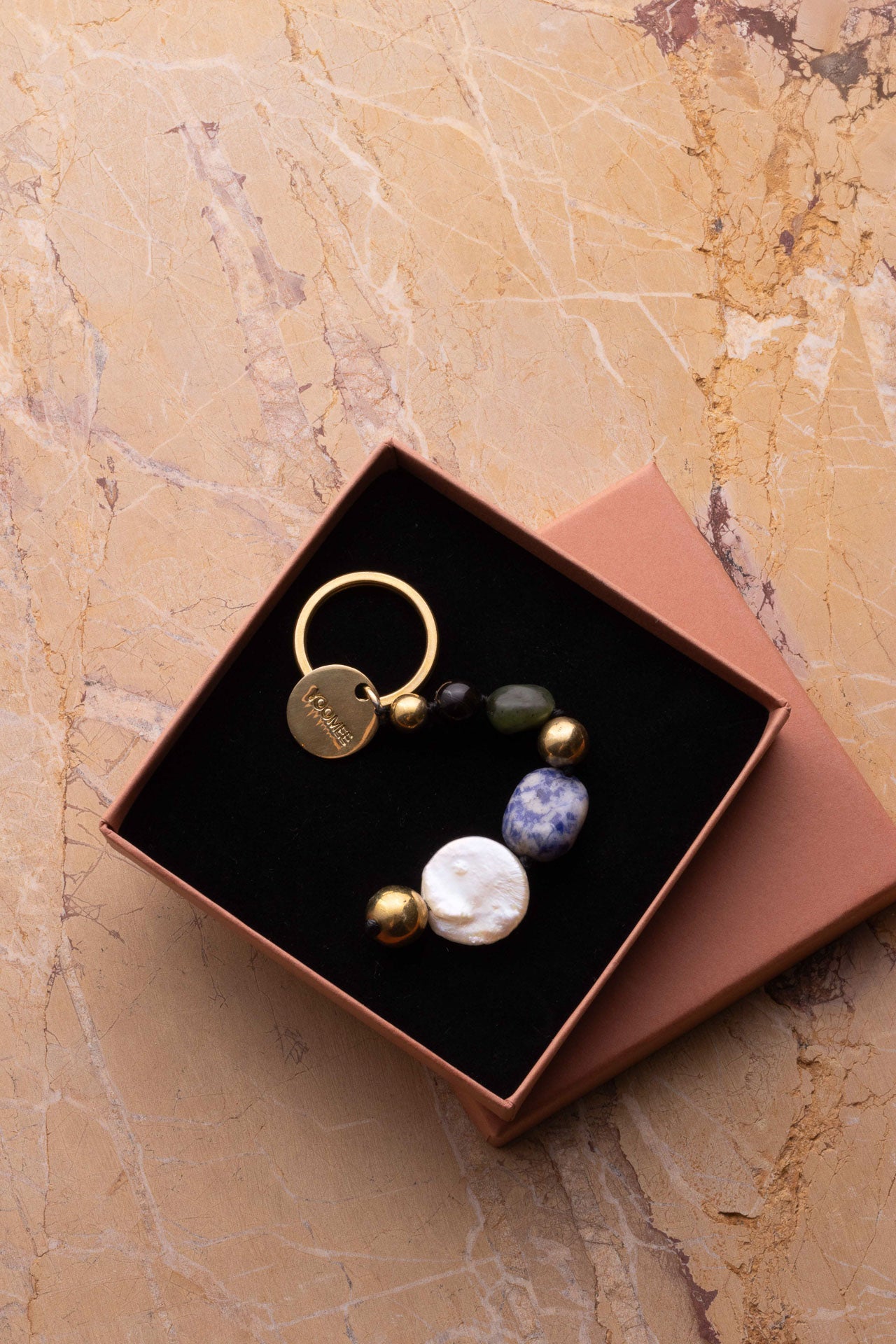 stone pendant - JAMILA - pacific